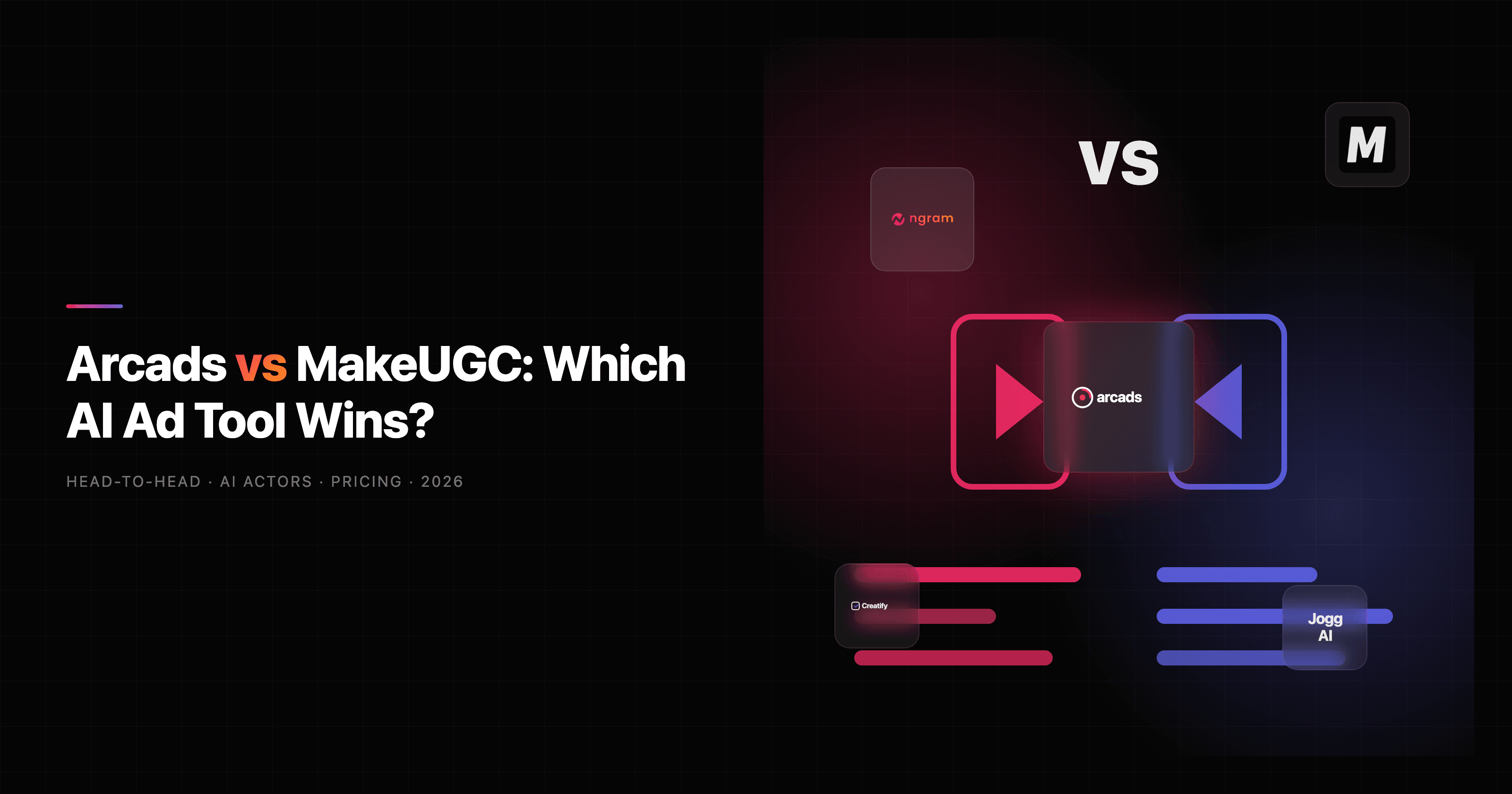 Arcads vs MakeUGC: Which AI UGC Ad Tool Wins in 2026
