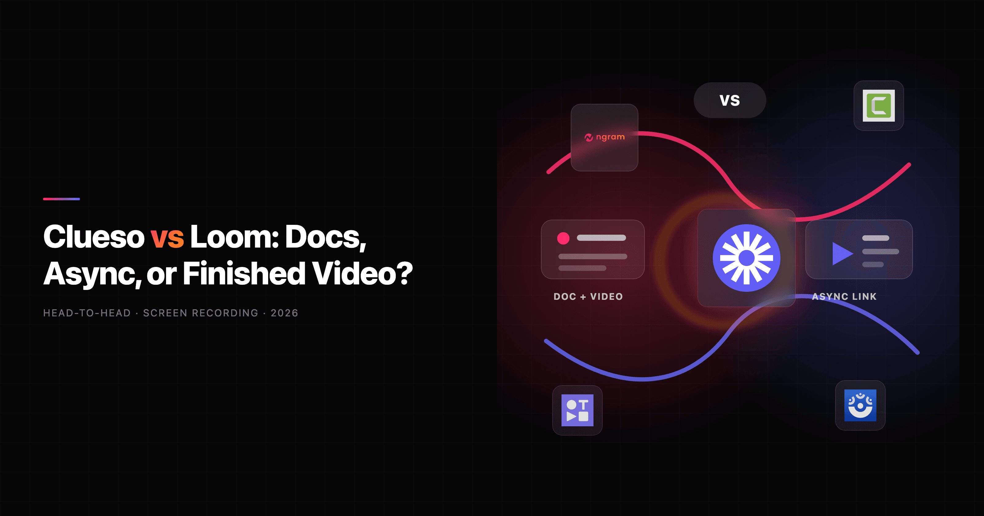Clueso vs Loom: Which Screen Recording Tool Fits Your Team in 2026