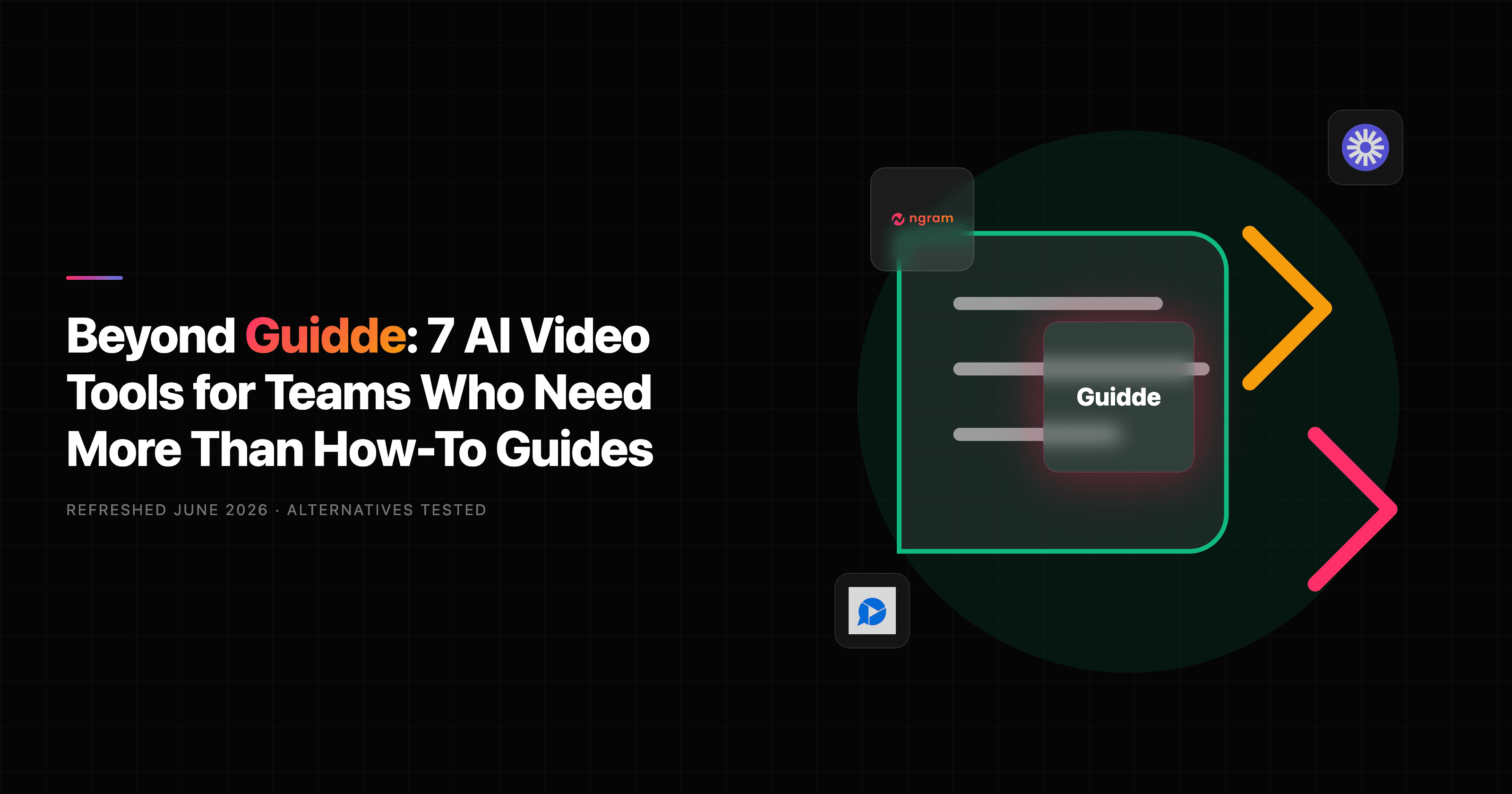 Beyond Guidde: 7 AI Video Tools for Teams Who Need More Than How-To Guides