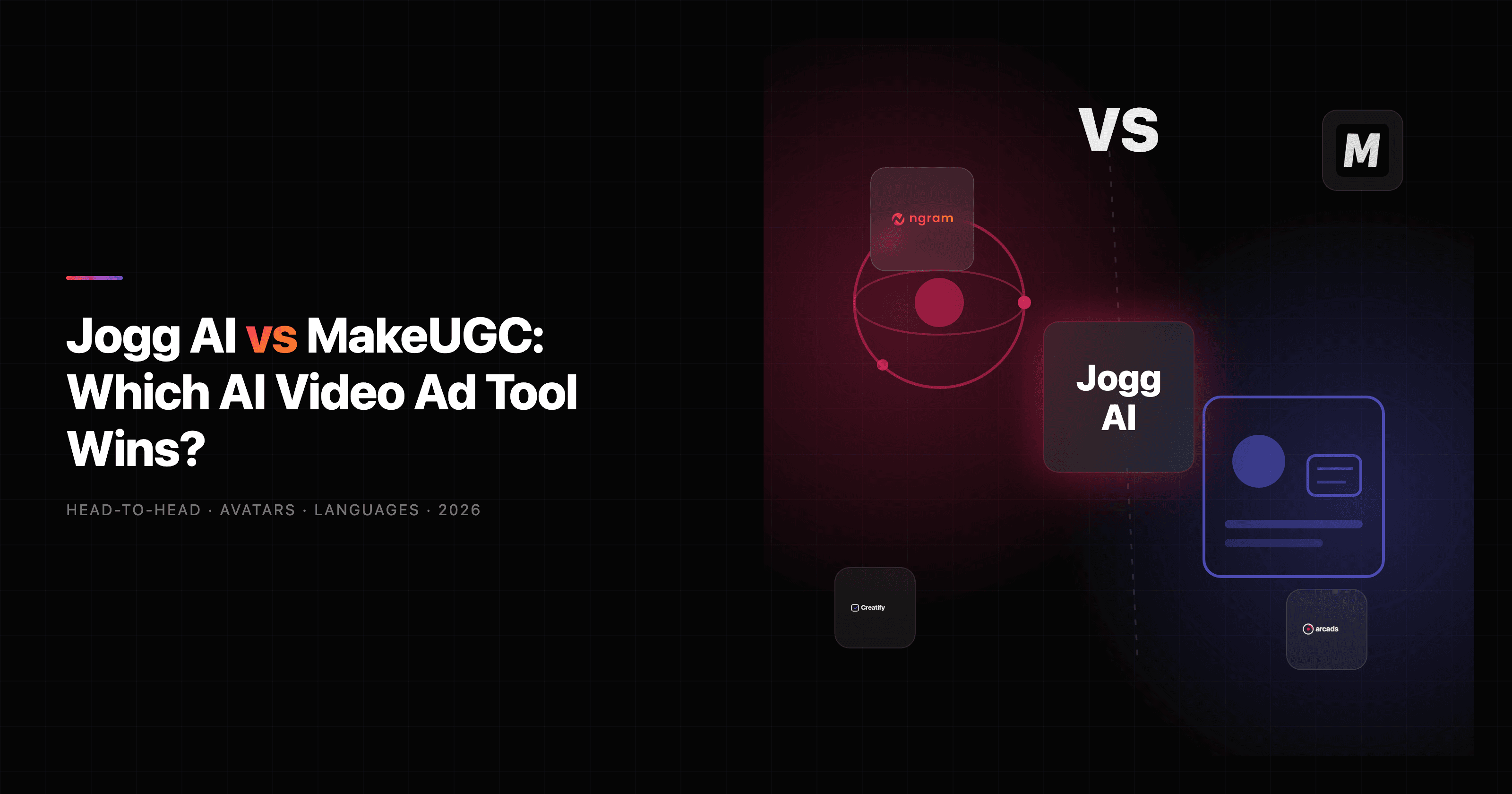 Jogg AI vs MakeUGC: Which AI Video Ad Tool Wins in 2026