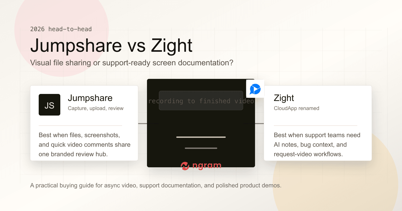 Jumpshare vs Zight: which screen capture tool fits your team in 2026