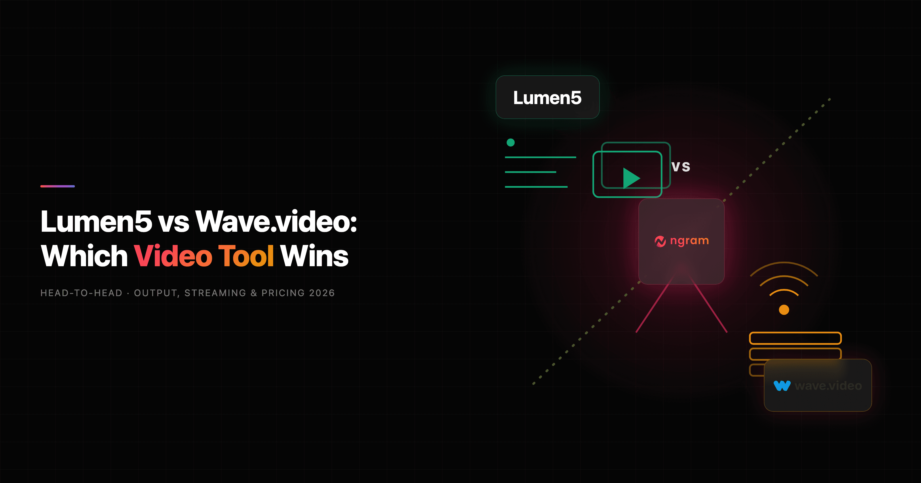 Lumen5 vs Wave.video: Text-to-Stock-Footage or All-in-One Video Suite?