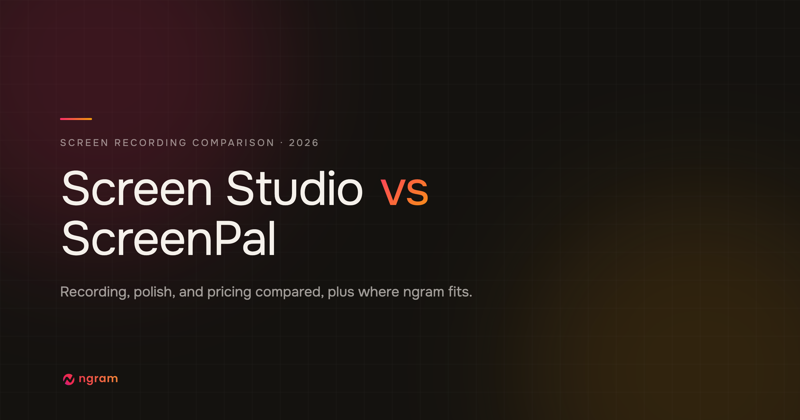 Screen Studio vs ScreenPal: Which Screen Recorder Fits in 2026?