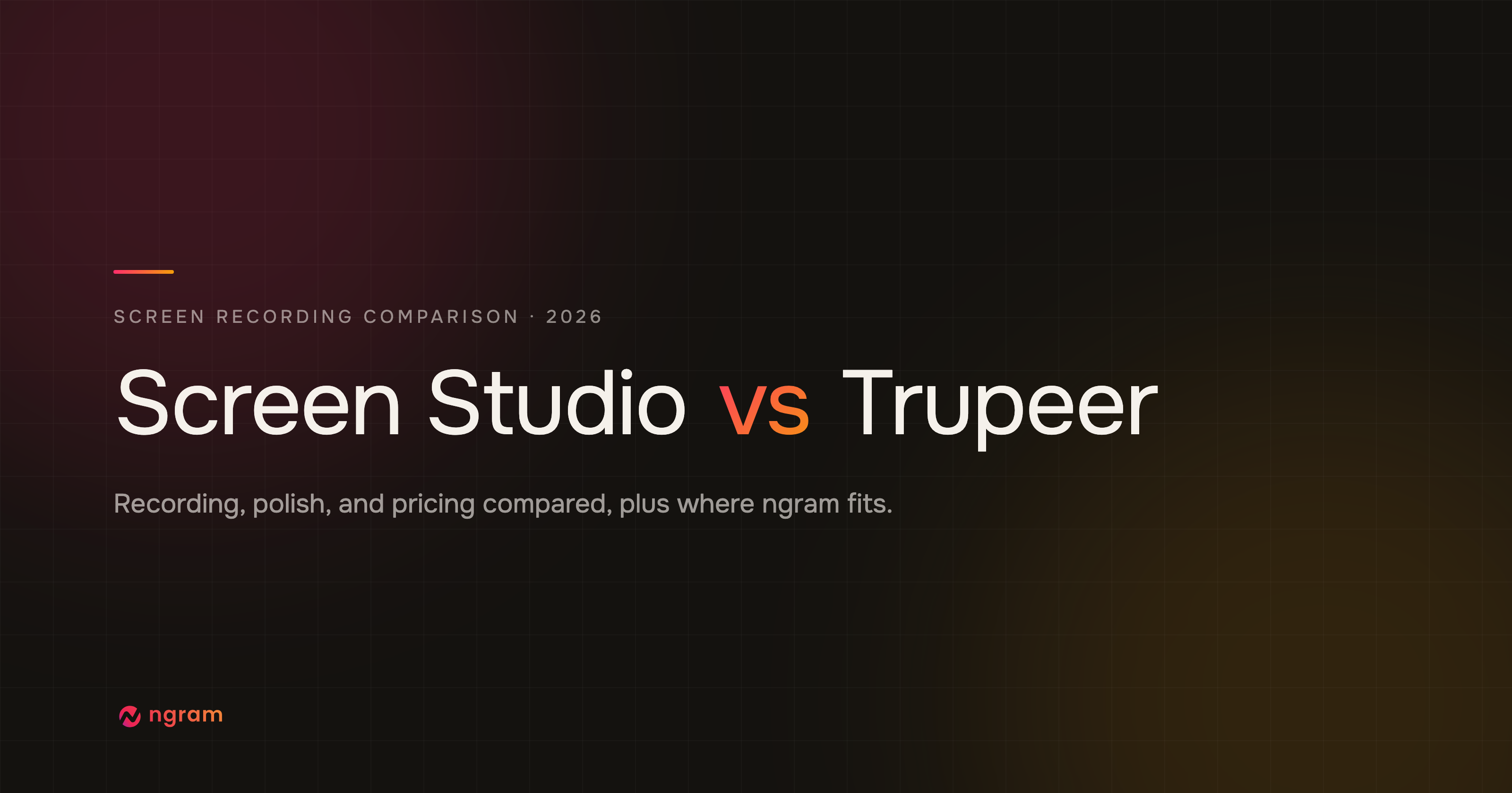 Screen Studio vs Trupeer: Which Screen Recording Tool Wins in 2026