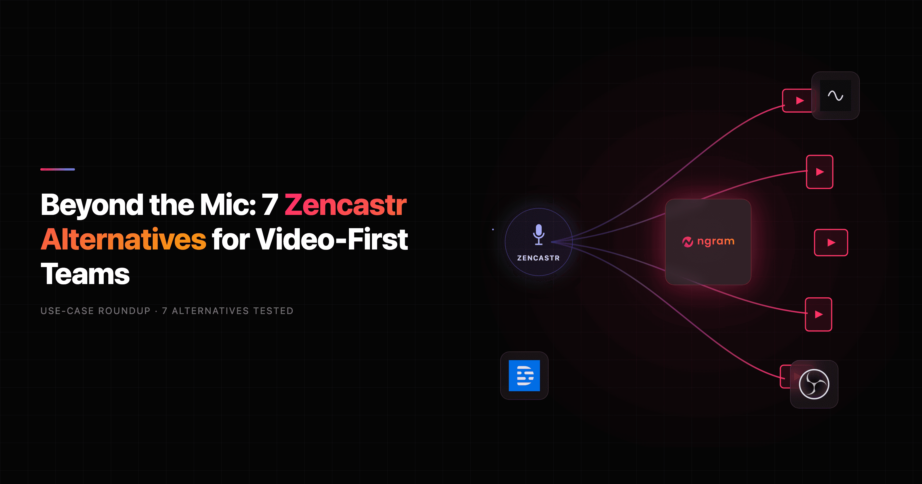 Beyond the Mic: 7 Zencastr Alternatives for Video-First Teams