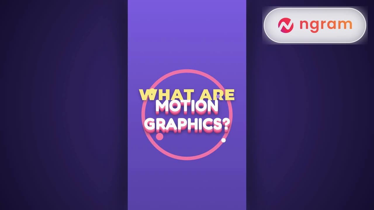 Motion Graphics explainer video generated in ngram.