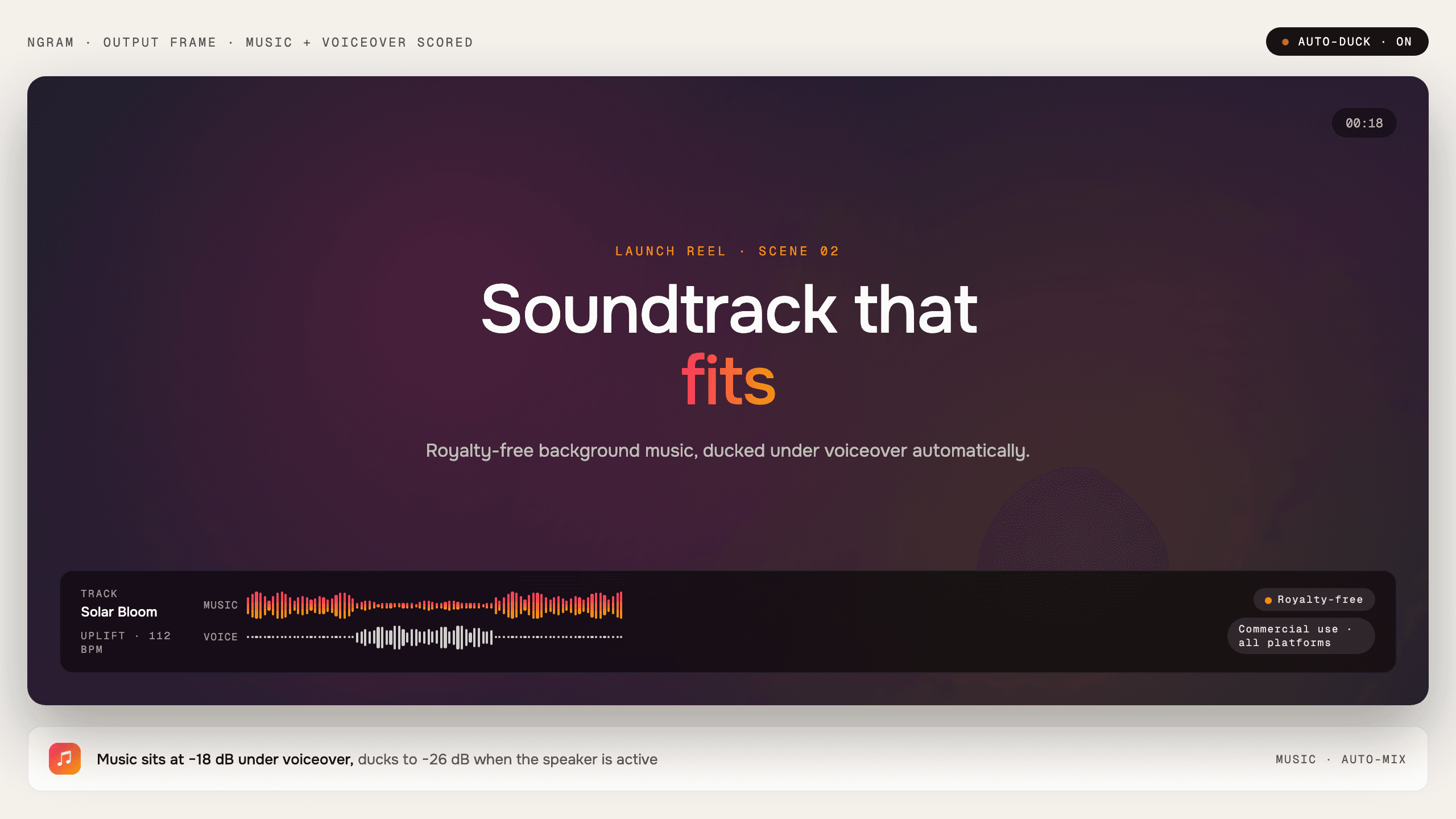Music proof slot for this section. Replace with real product capture when a stronger asset is available.