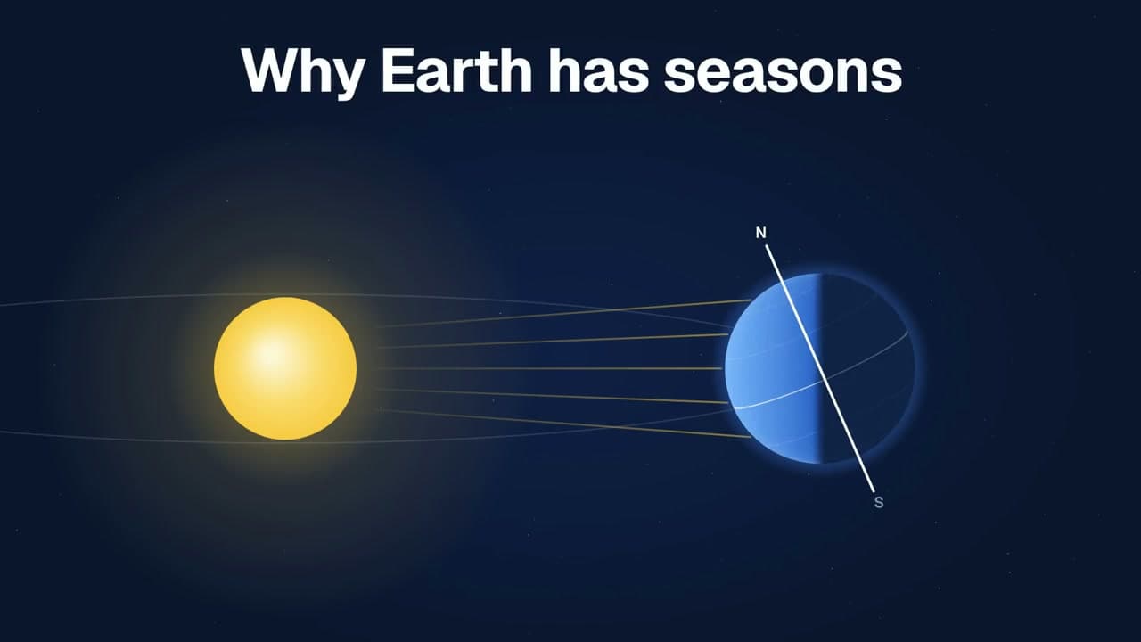 Why Earth has seasons: a narrated educational explainer.