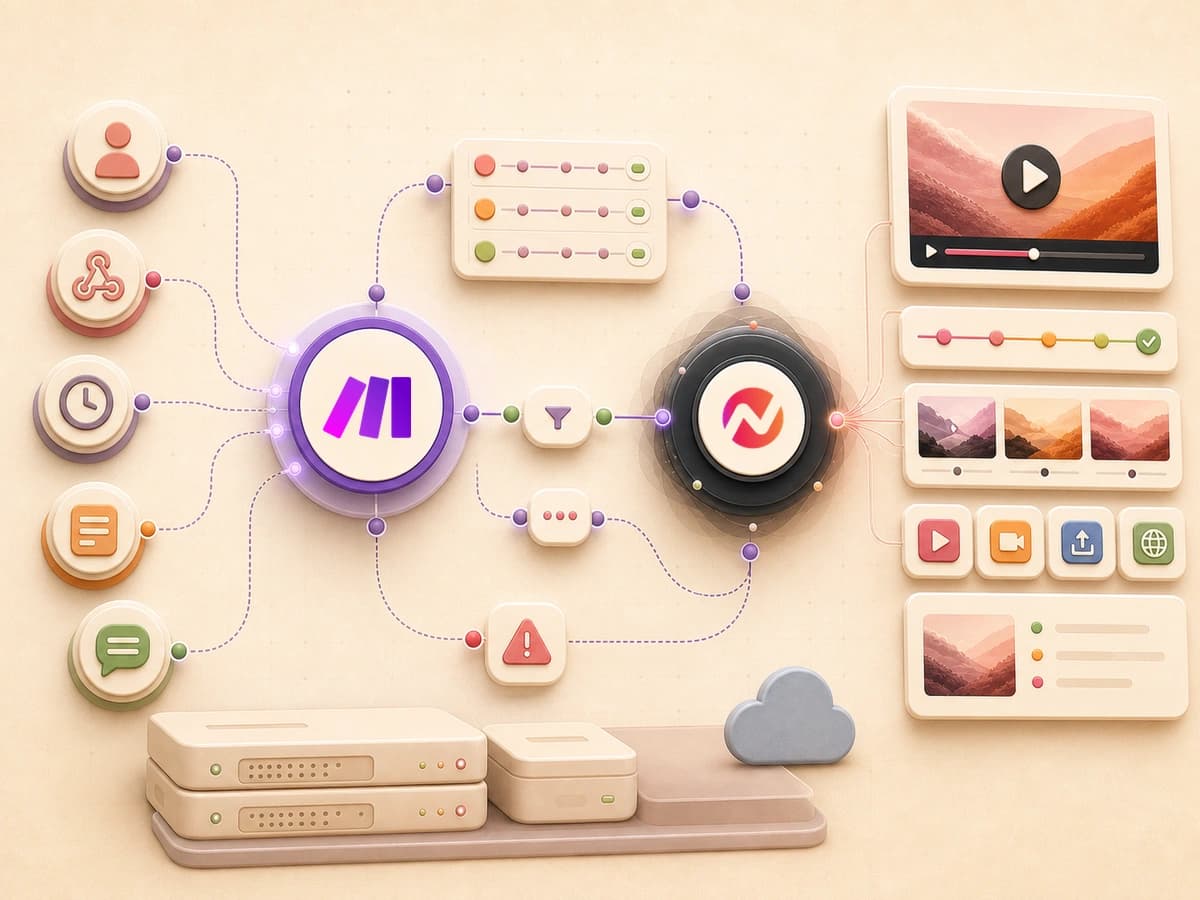 Make.com hero preview