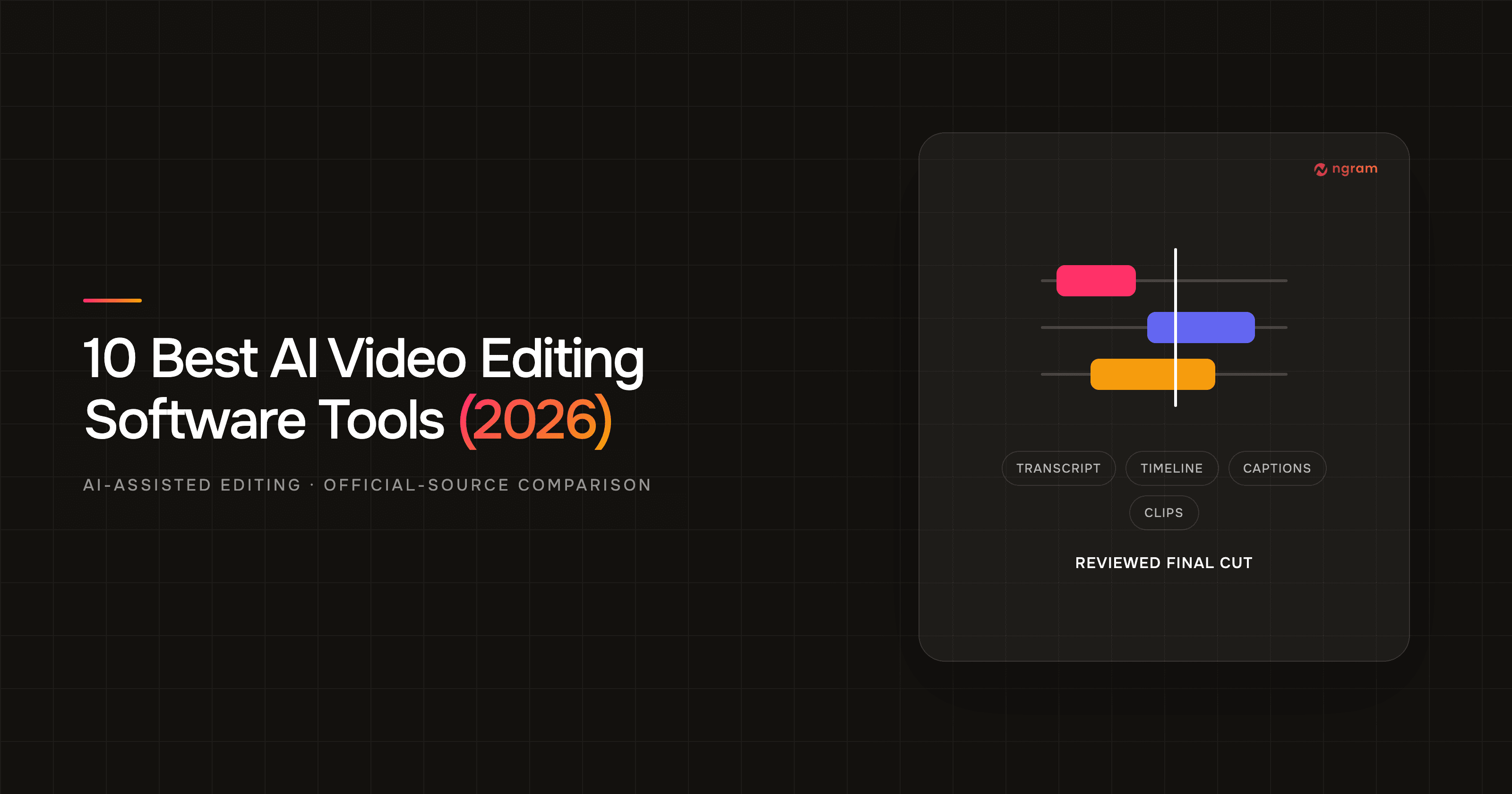 10 Best AI Video Editing Software Tools (2026)