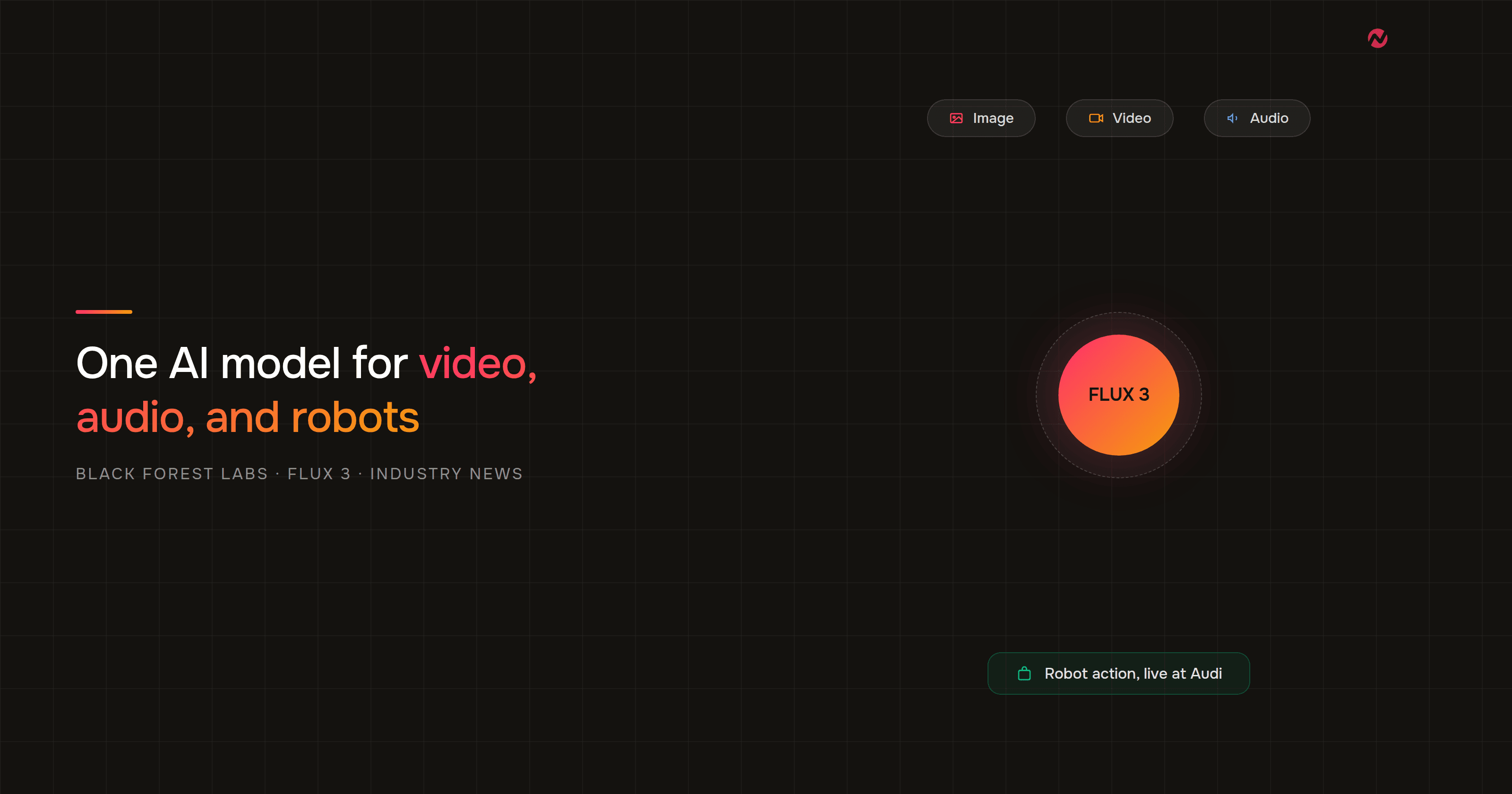 Black Forest Labs' FLUX 3: One AI Model for Video, Audio, and Robots