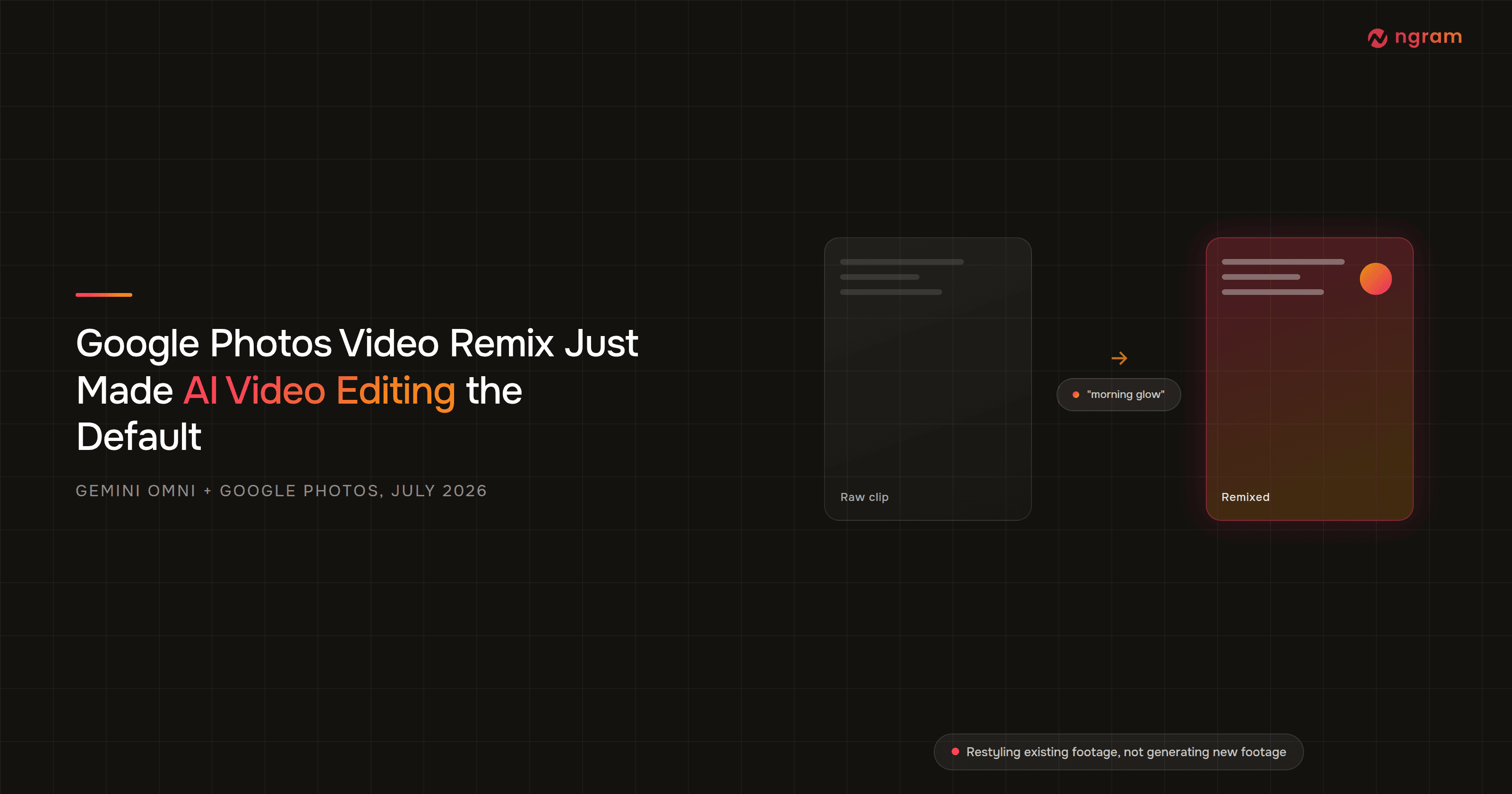 Google Photos Video Remix Just Made AI Video Editing the Default