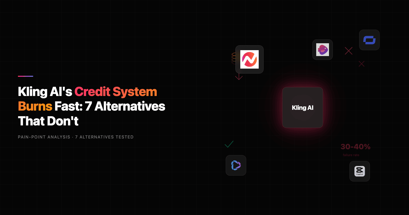 Kling AI's Credit System Burns Fast: 7 Alternatives That Don't