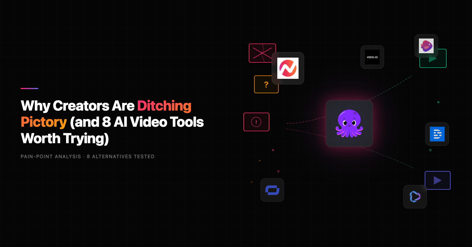 Why Creators Are Ditching Pictory (and 8 AI Video Tools Worth Trying)