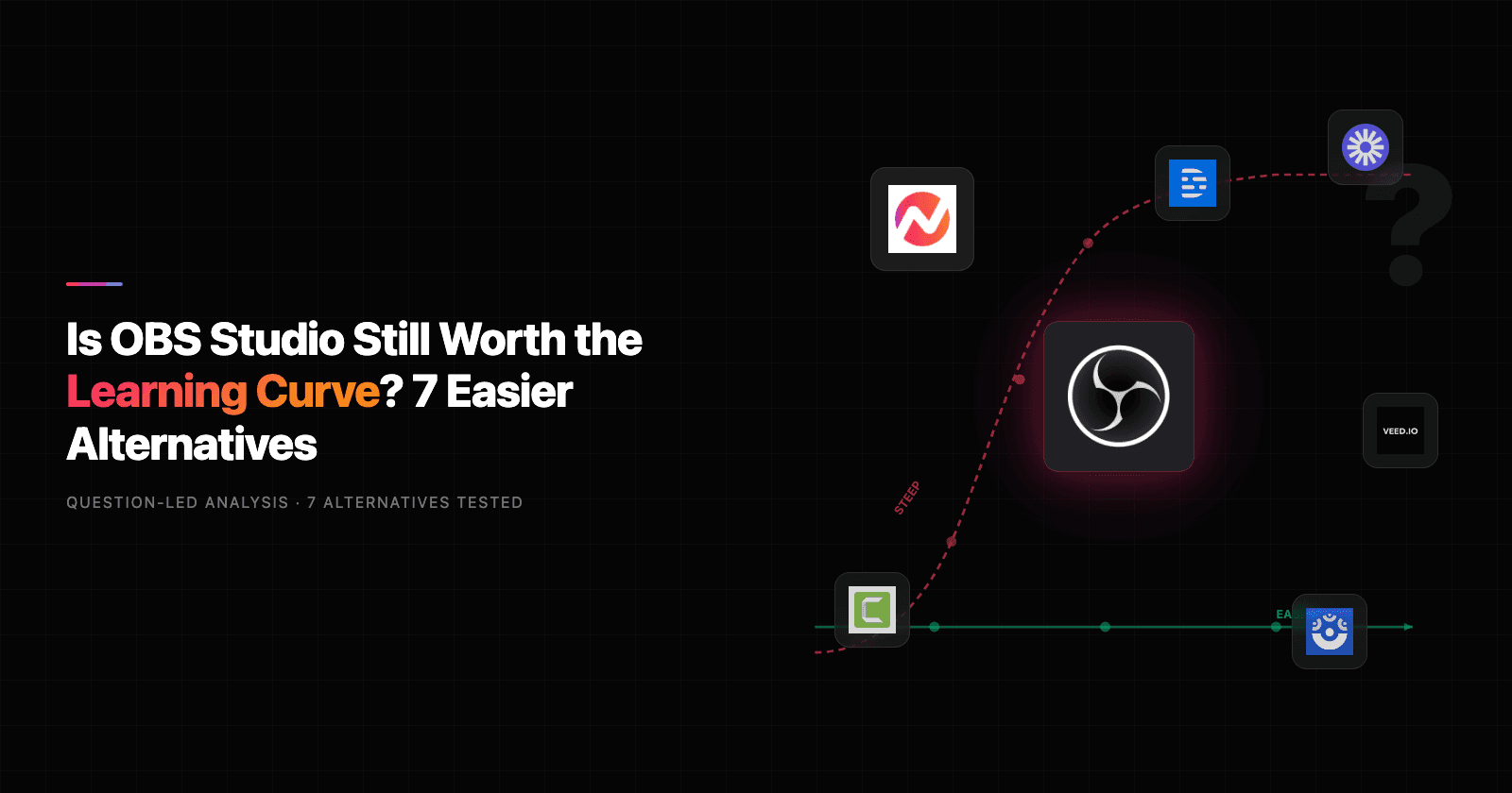Is OBS Studio Still Worth the Learning Curve? 7 Easier Alternatives