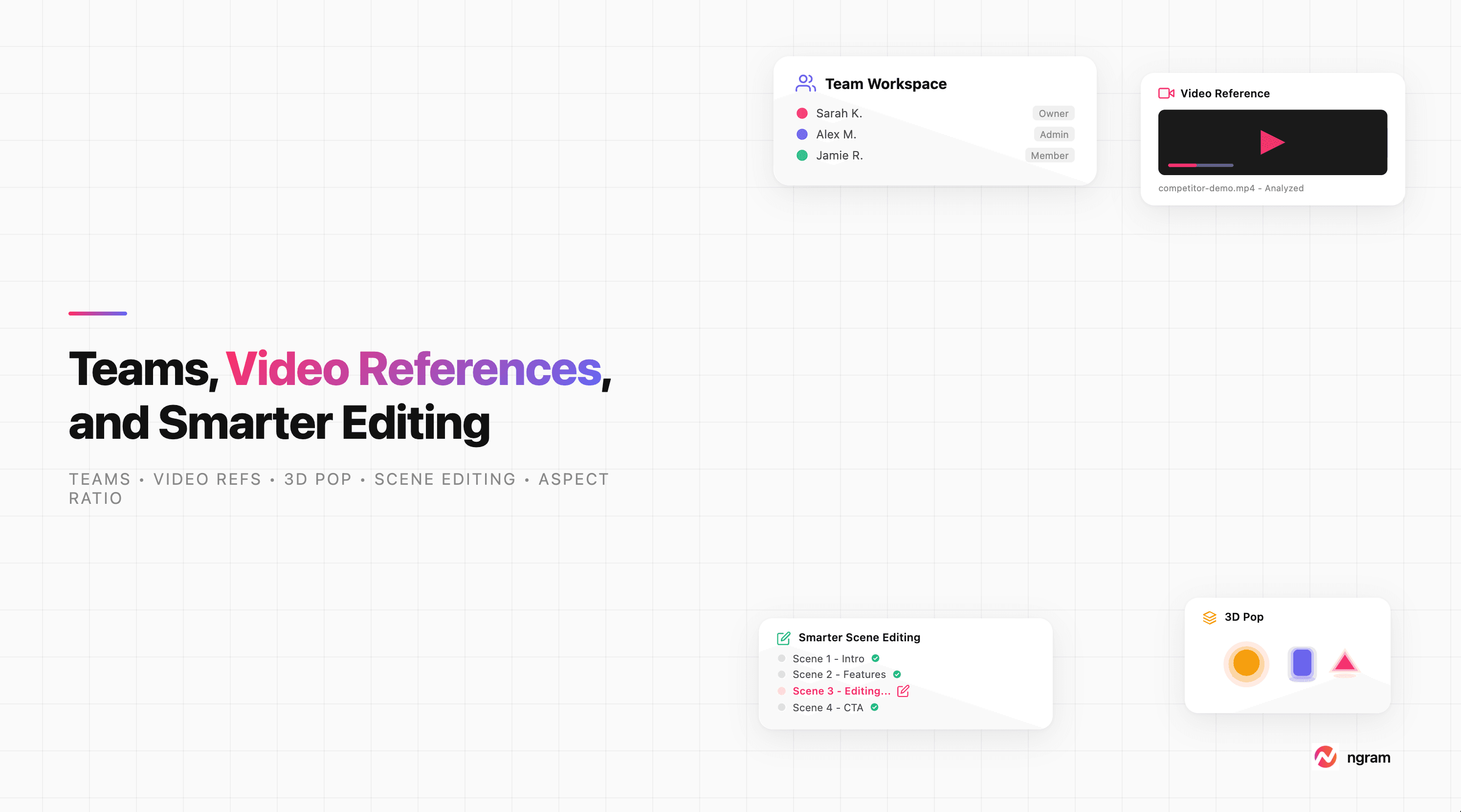 Product Update: Teams, Video References, and Smarter Editing - March 30, 2026