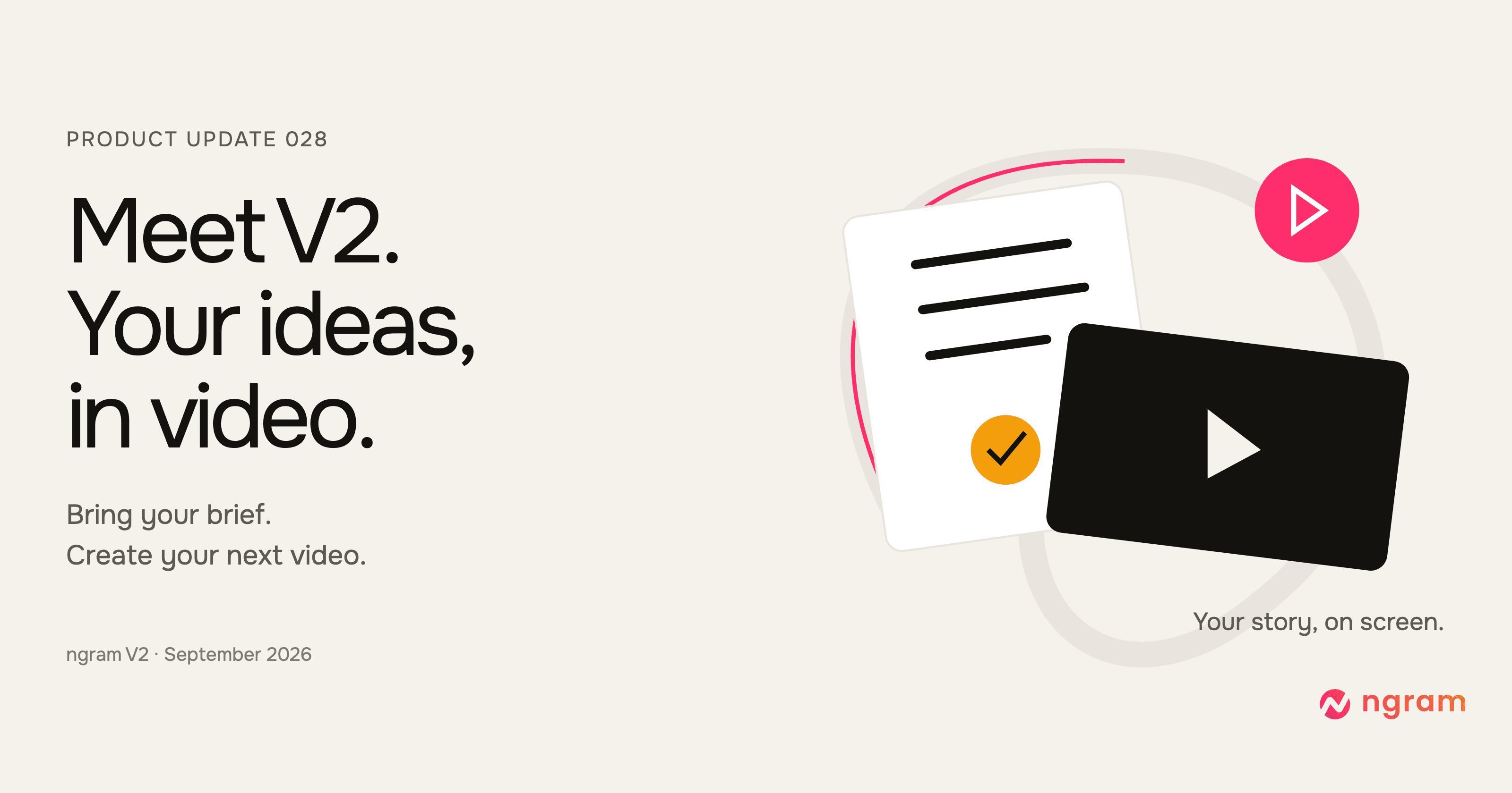 ngram V2 is live: a new way to create videos