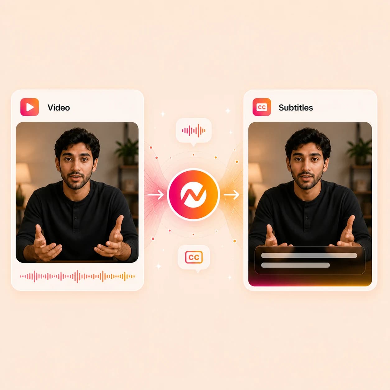 Add Subtitles to Video hero preview