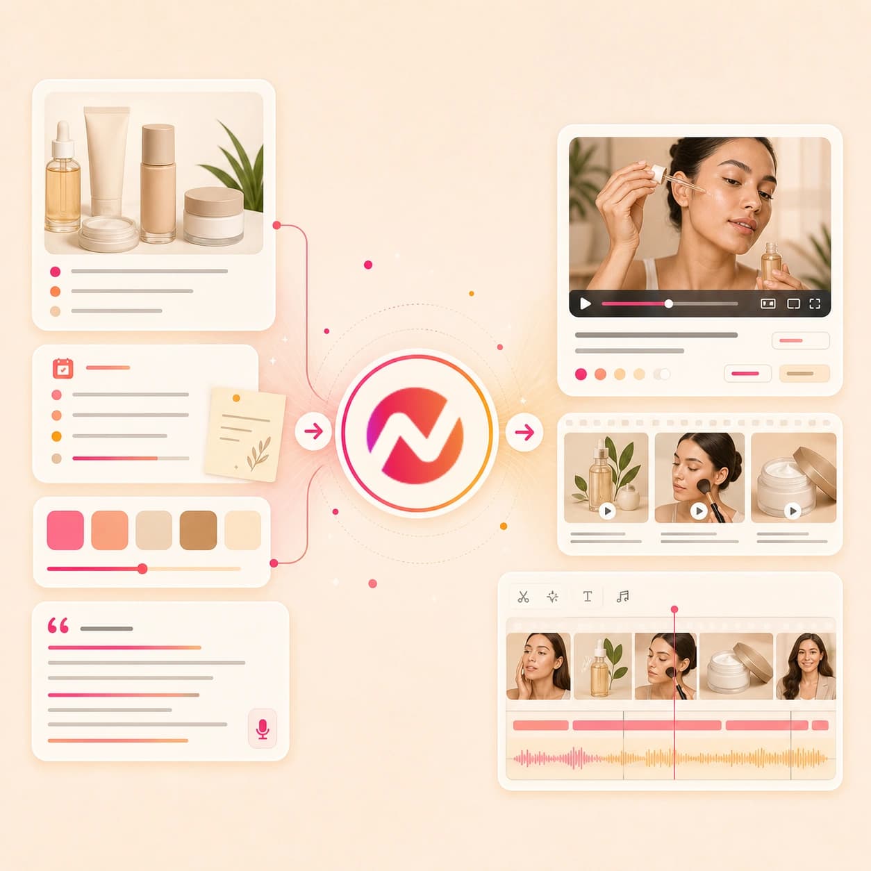 AI Beauty Video Maker hero preview