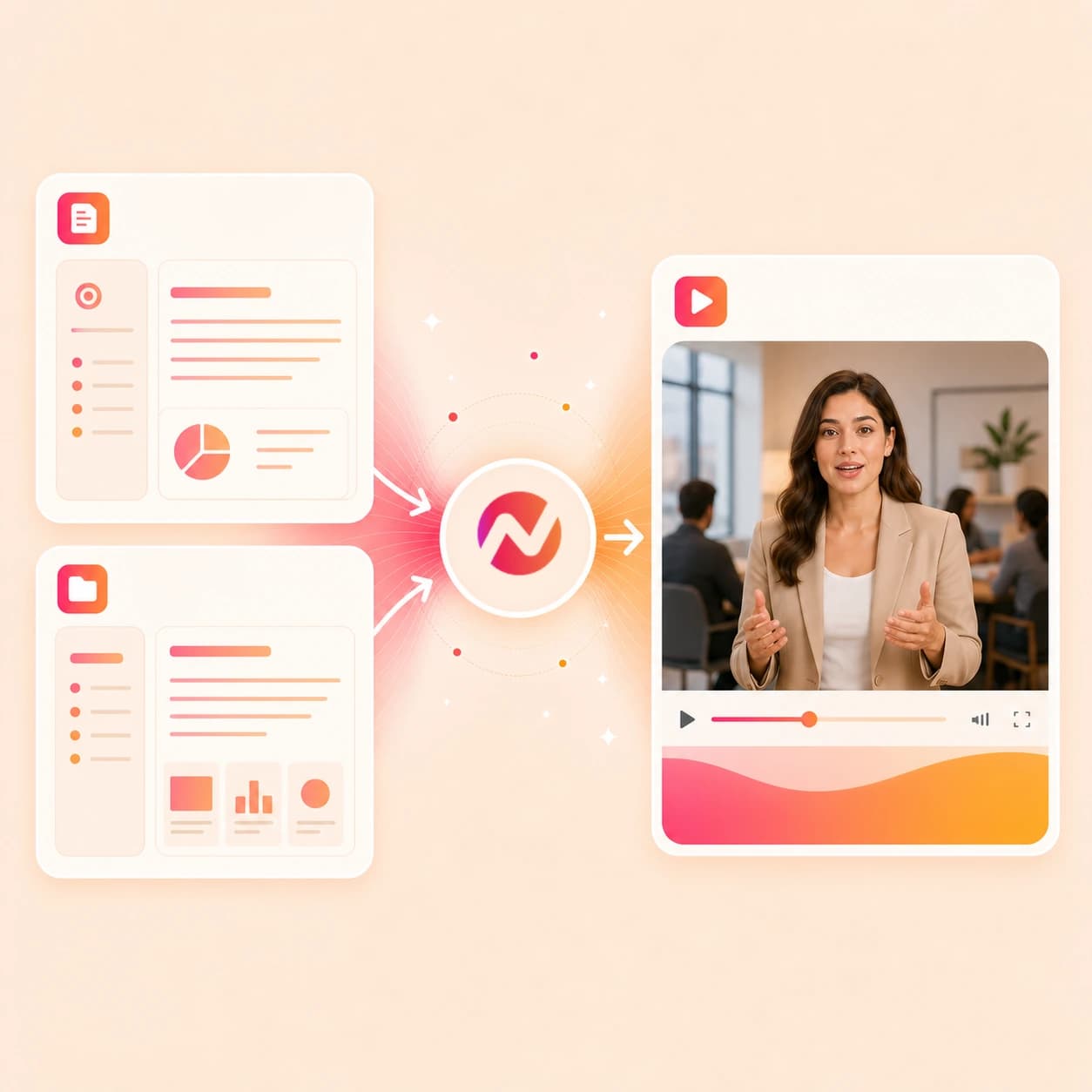 AI Corporate Video Maker hero preview