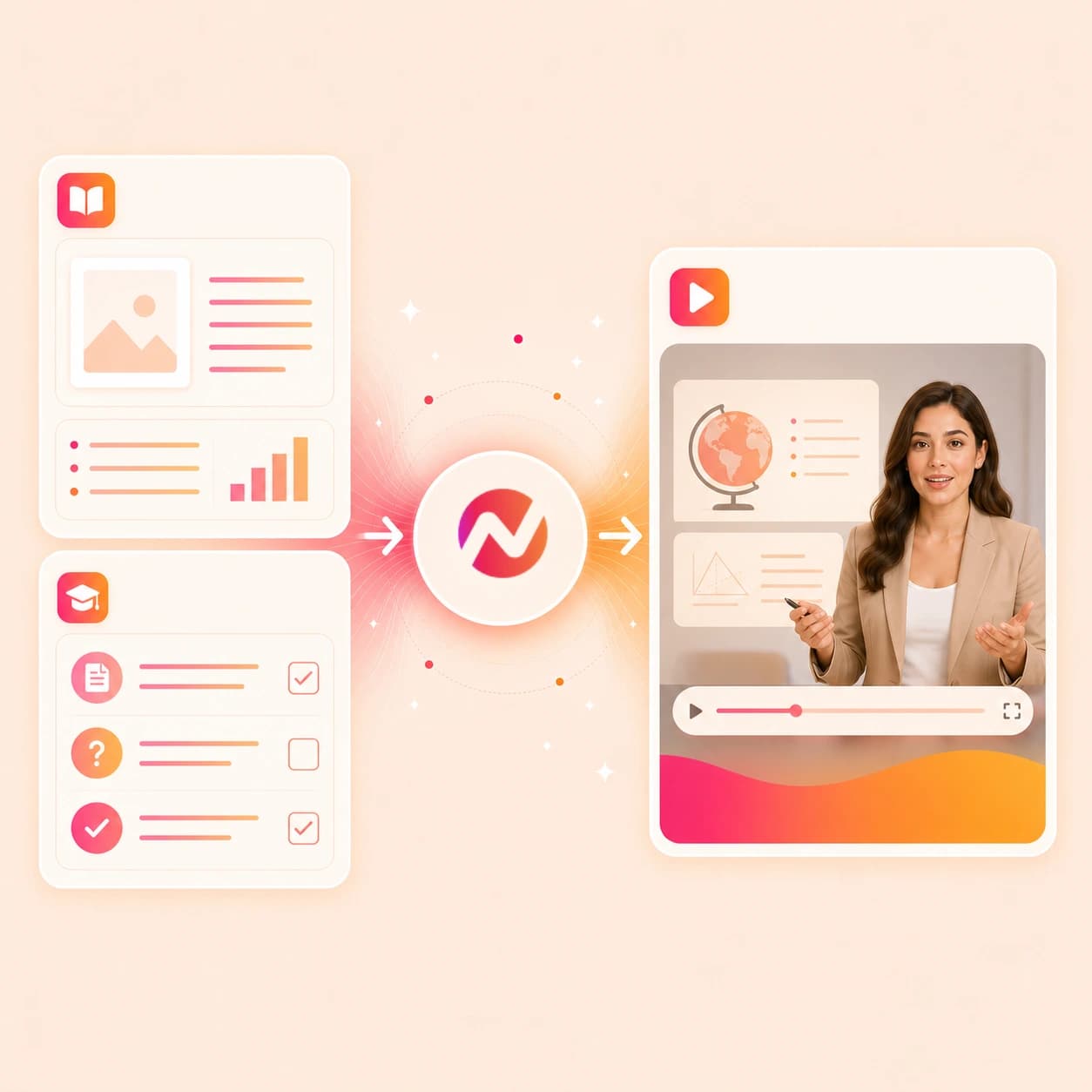 AI Educational Video Maker hero preview