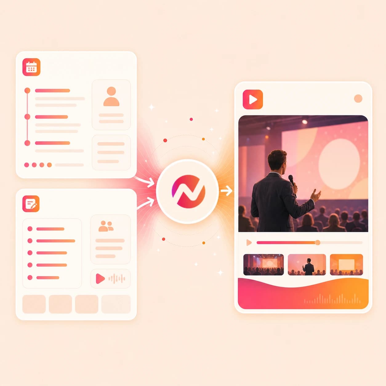 AI Event Video Maker hero preview