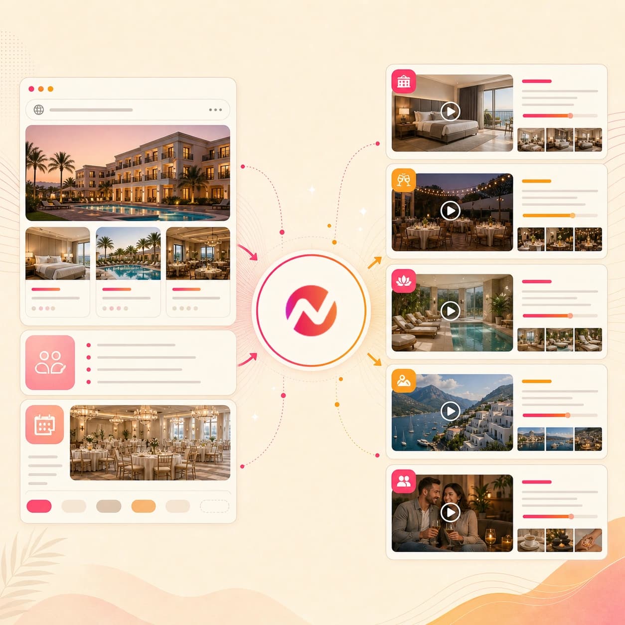 AI Hospitality Video Maker hero preview