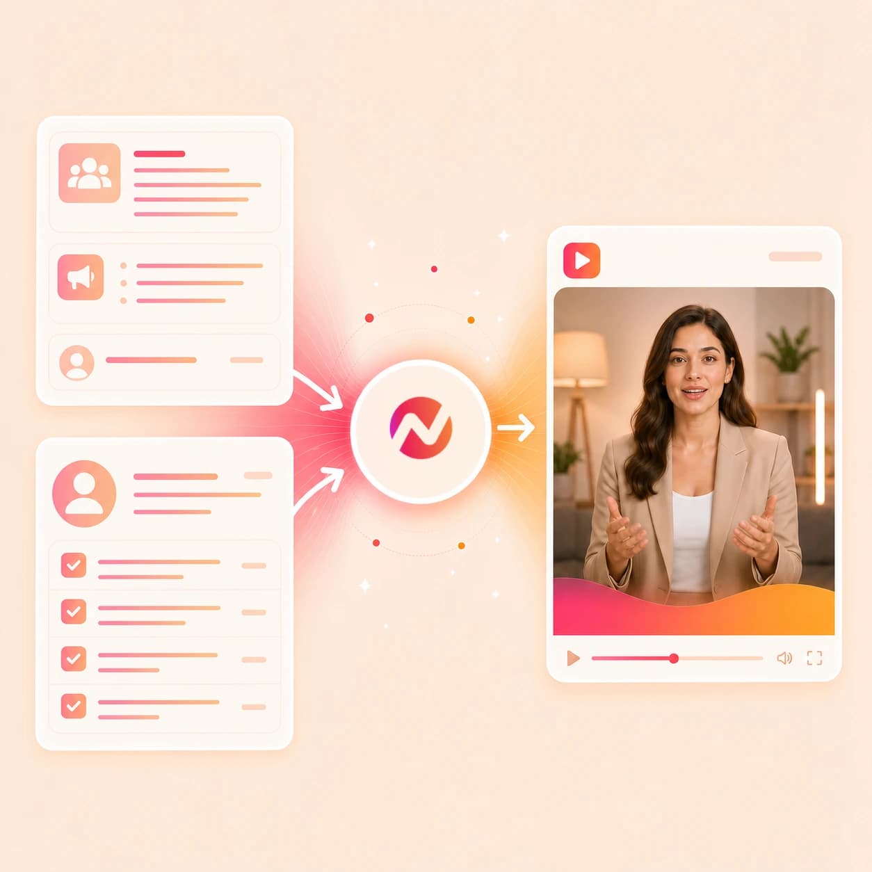 AI Internal Comms Video Maker hero preview