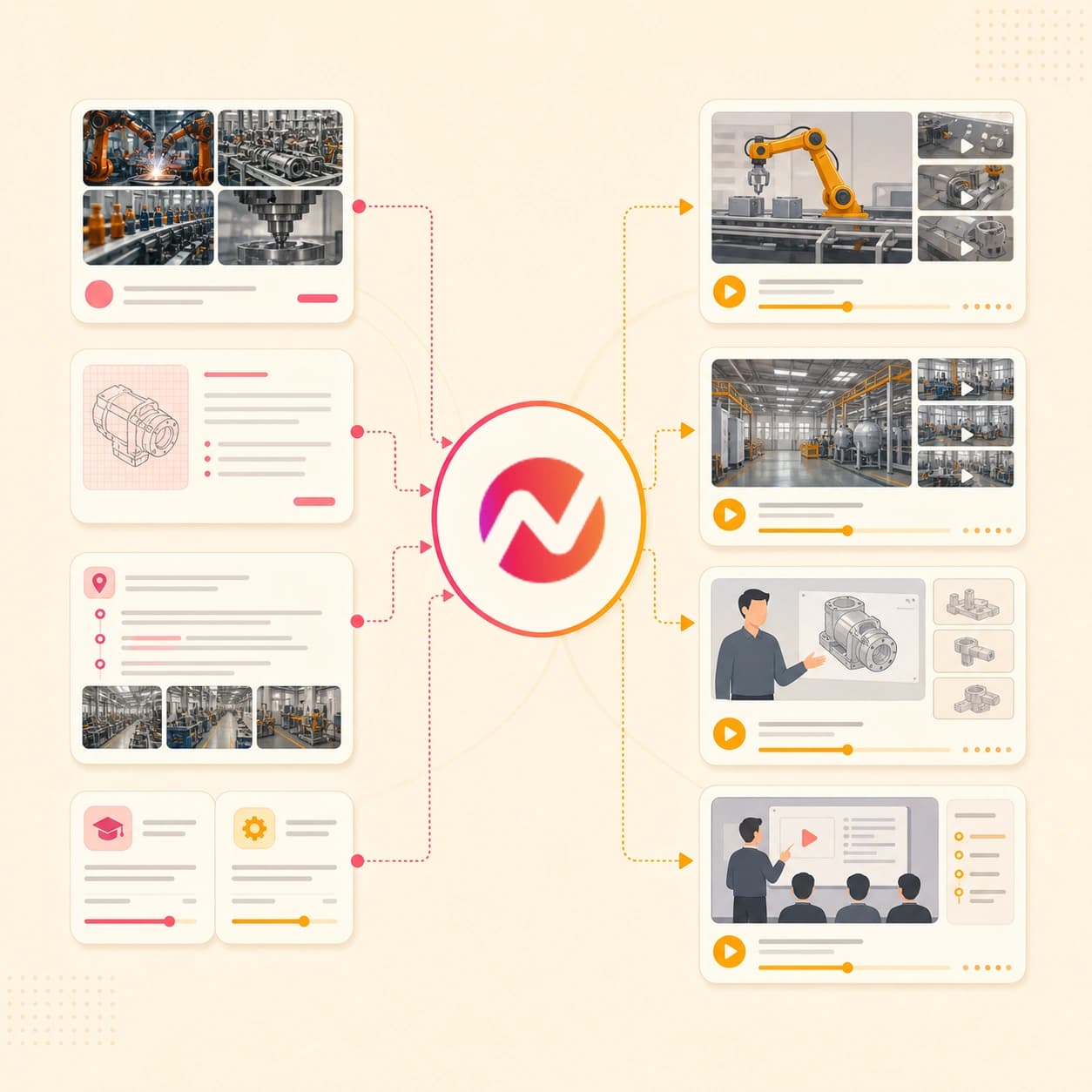 AI Manufacturing Video Maker hero preview