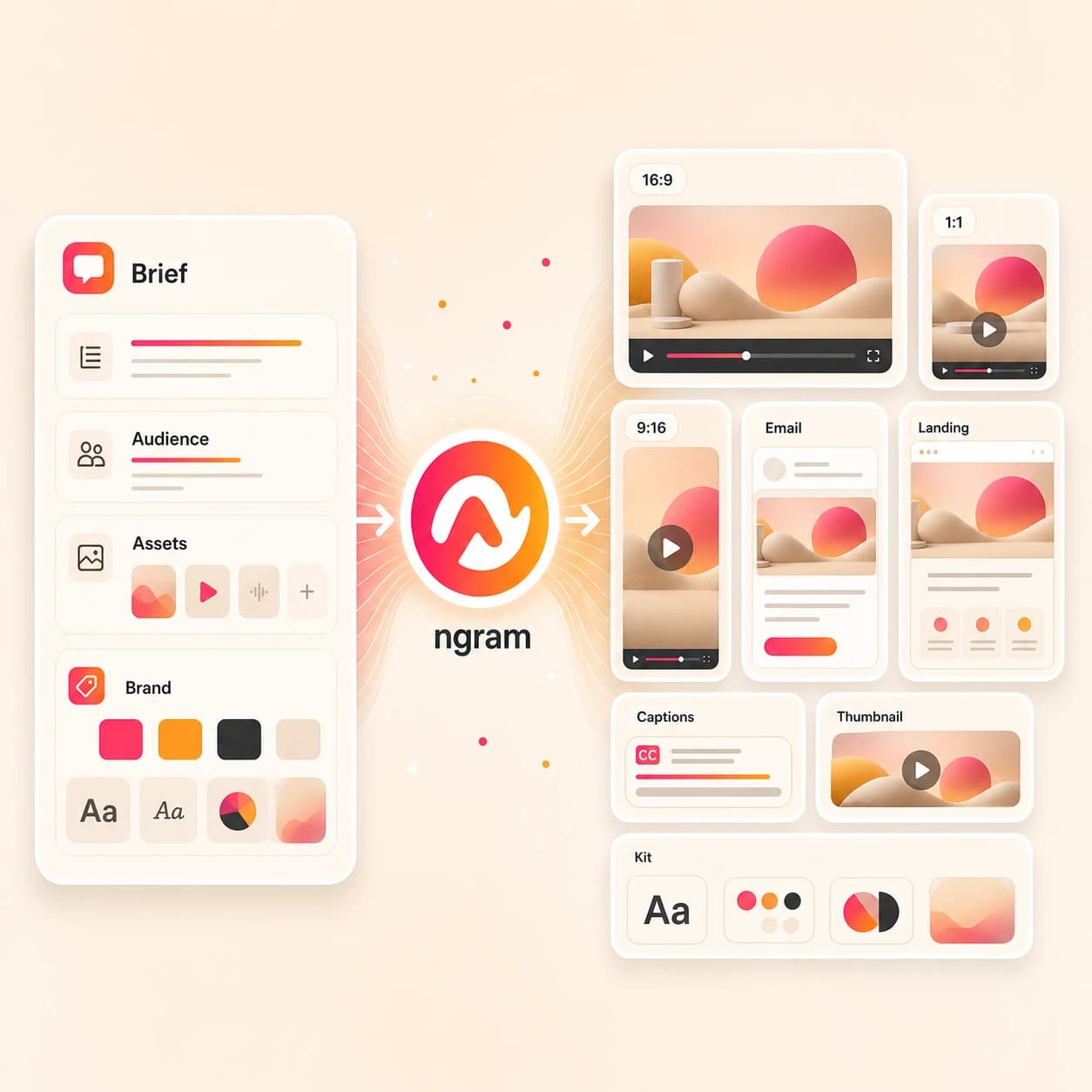AI Marketing Video Maker hero preview