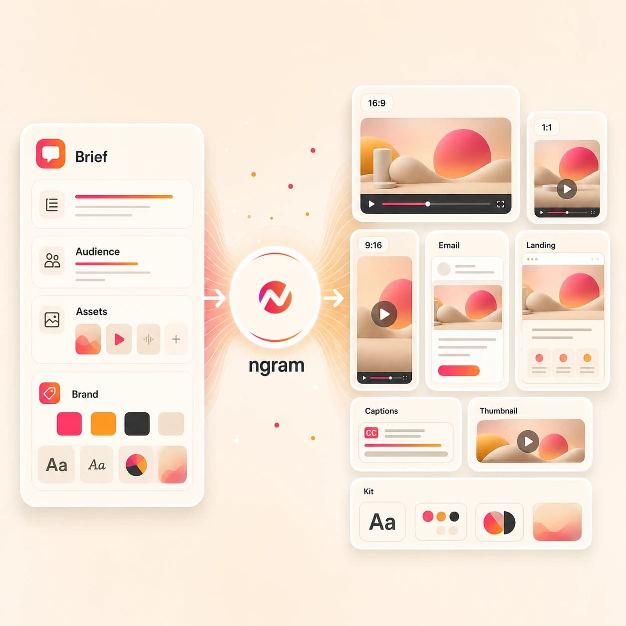 AI Marketing Video Maker hero preview