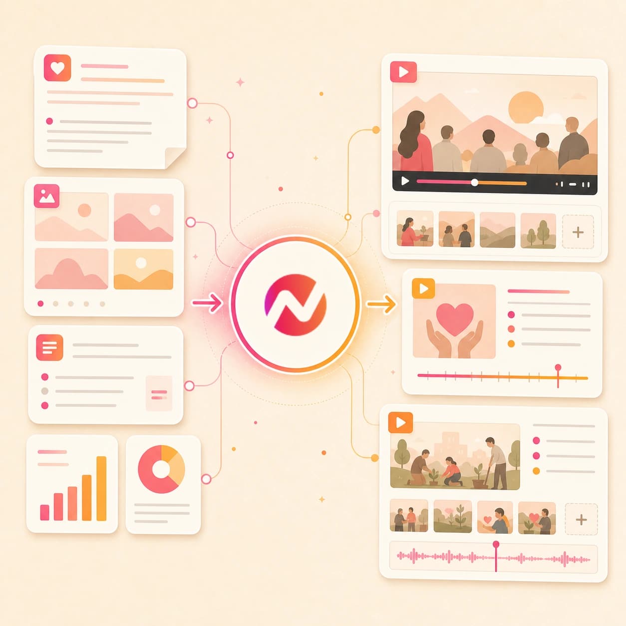 AI Nonprofit Video Maker hero preview
