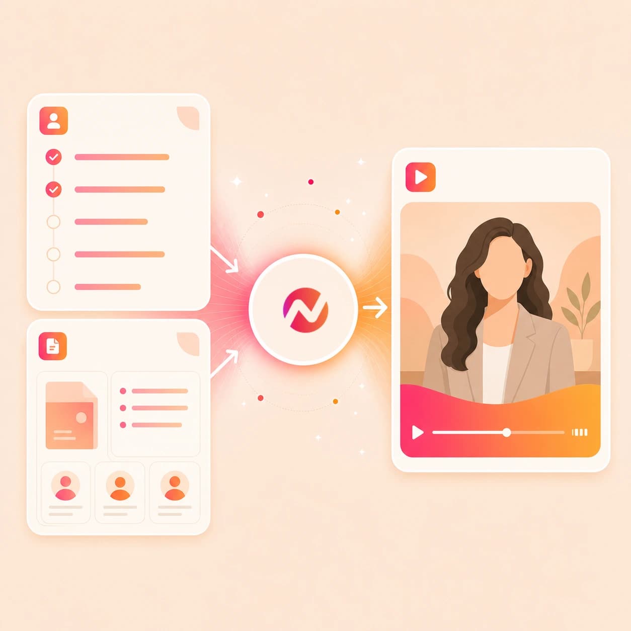 AI Onboarding Video Maker hero preview