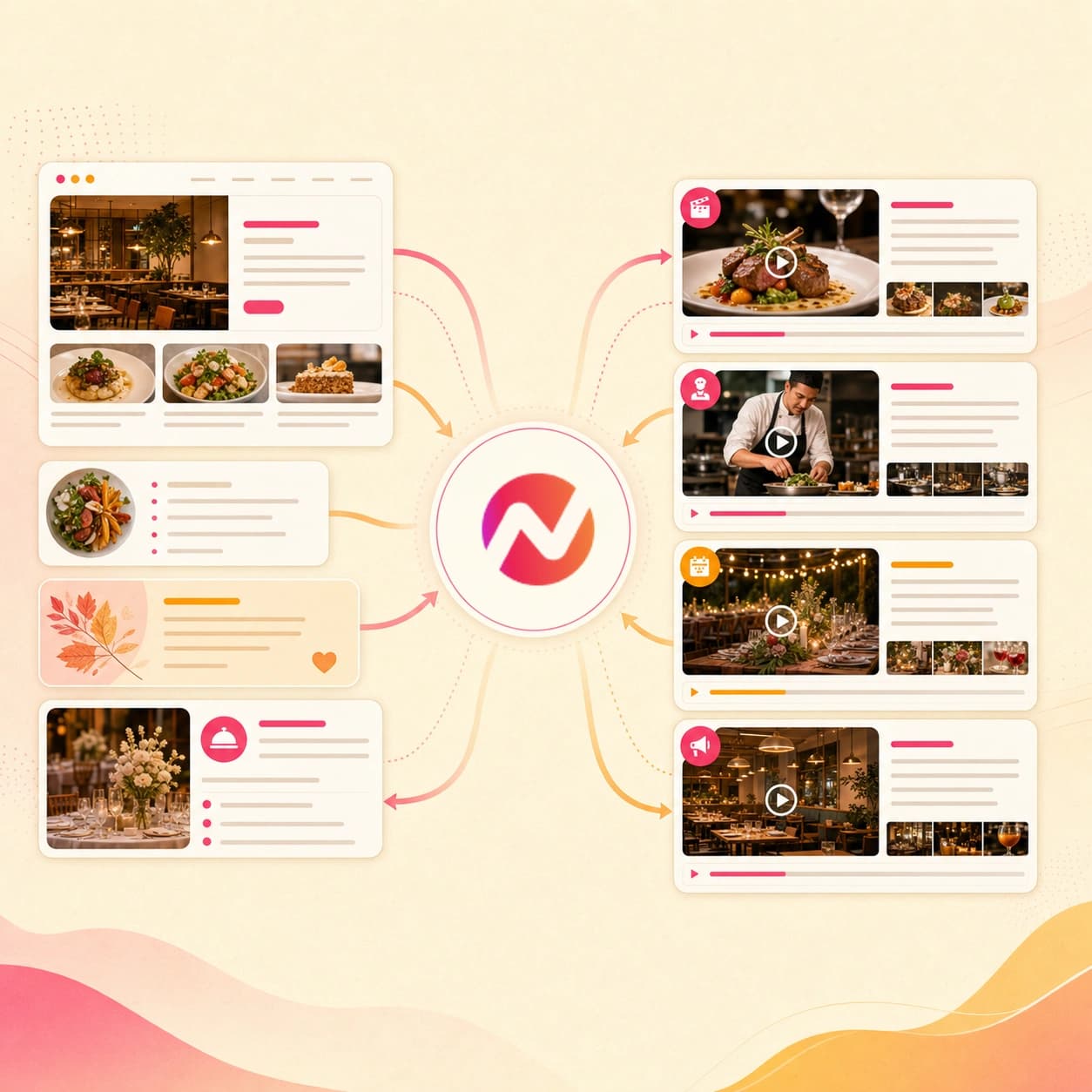 AI Restaurant Video Maker hero preview