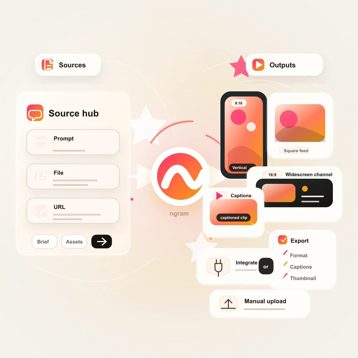 AI Social Media Video Maker hero preview