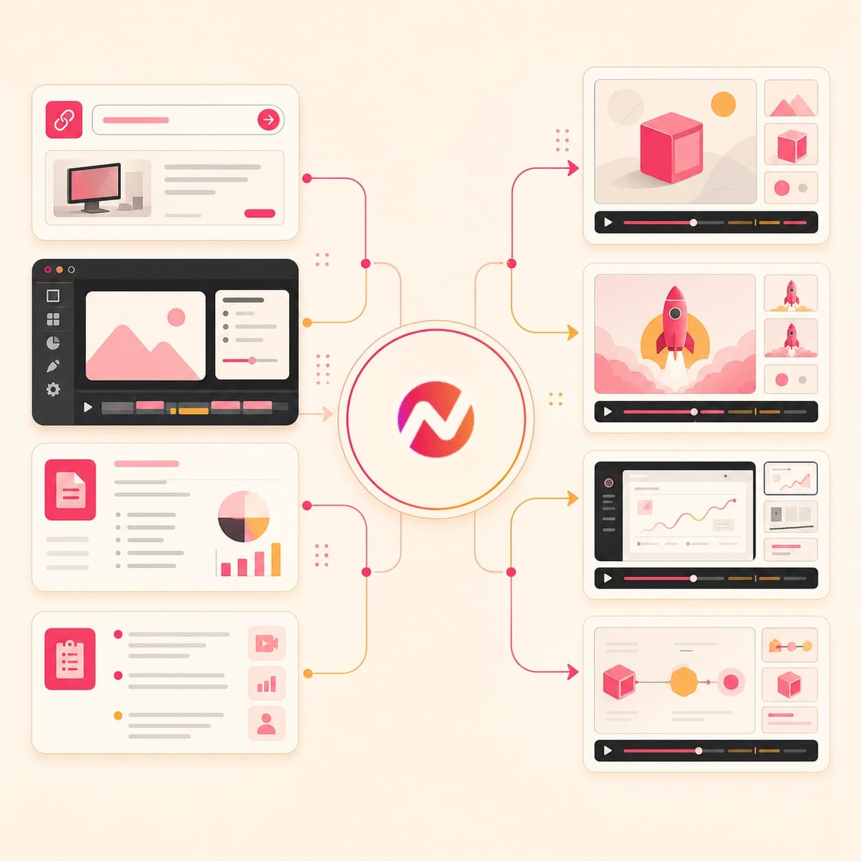 AI Technology Video Maker hero preview