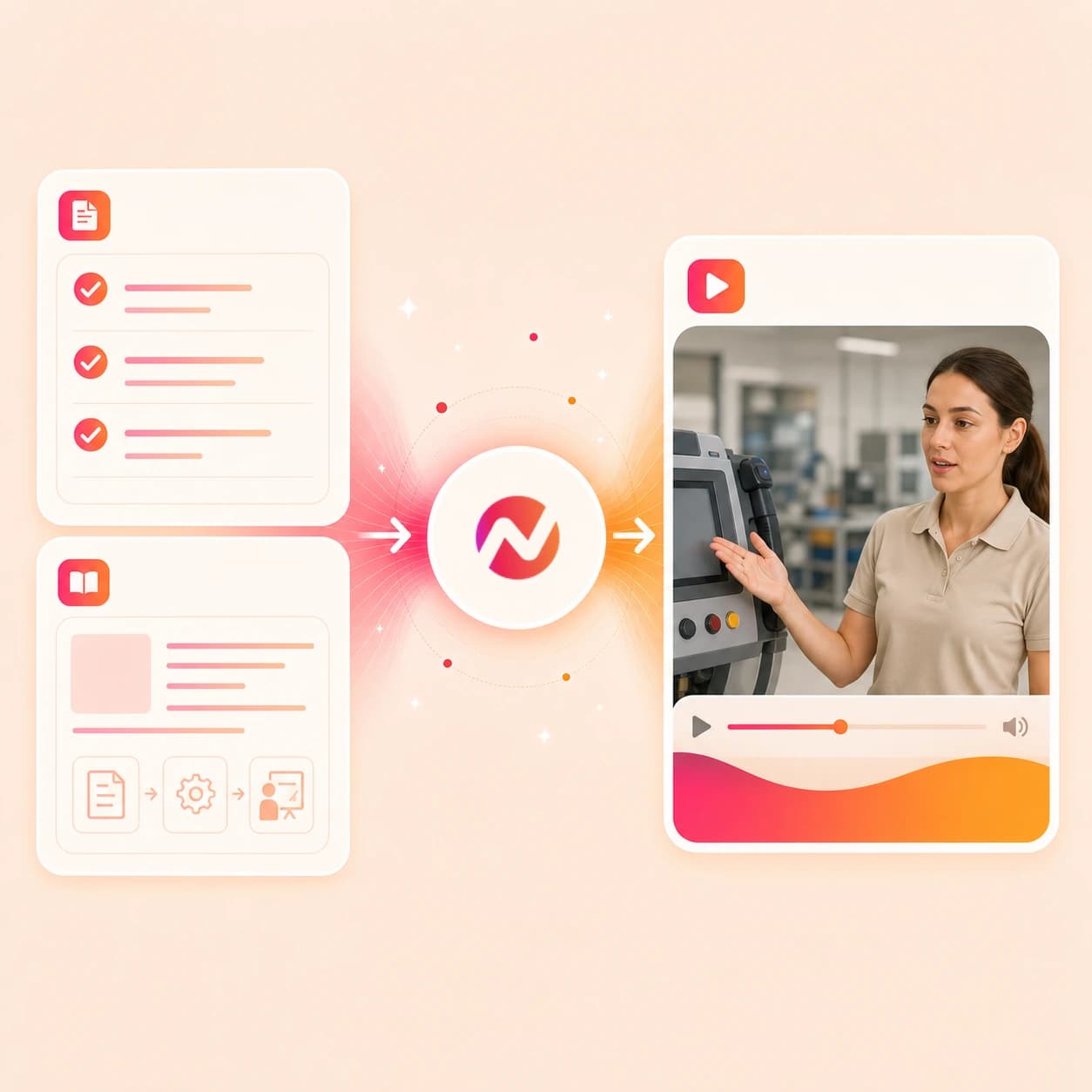 AI Training Video Maker hero preview