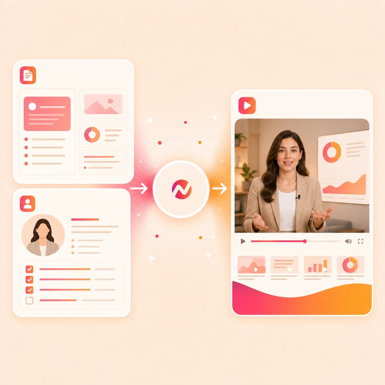 AI Webinar Video Maker hero preview