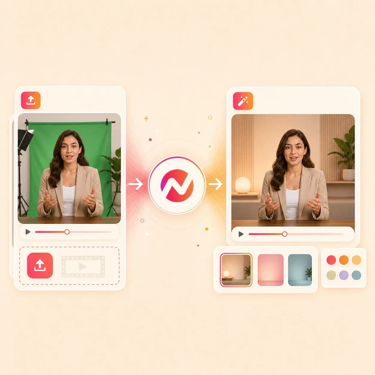 Green Screen AI Video Maker hero preview