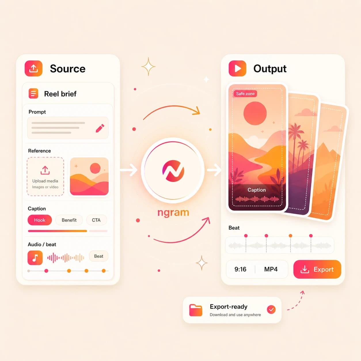 Instagram AI Reels Maker hero preview