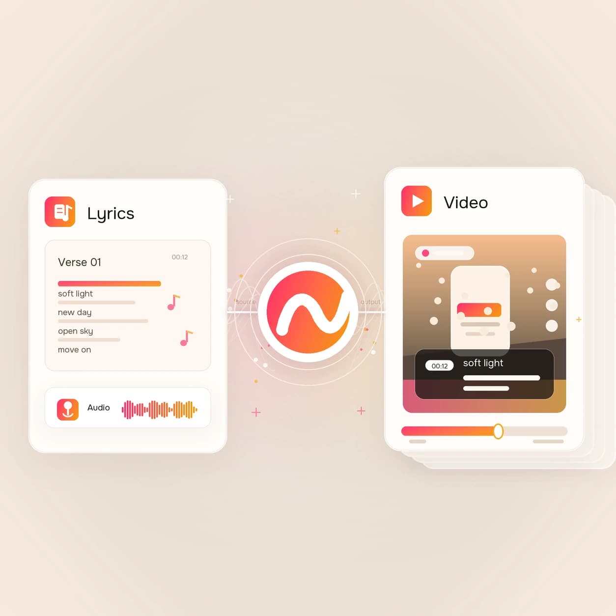 Lyric AI Video Maker hero preview