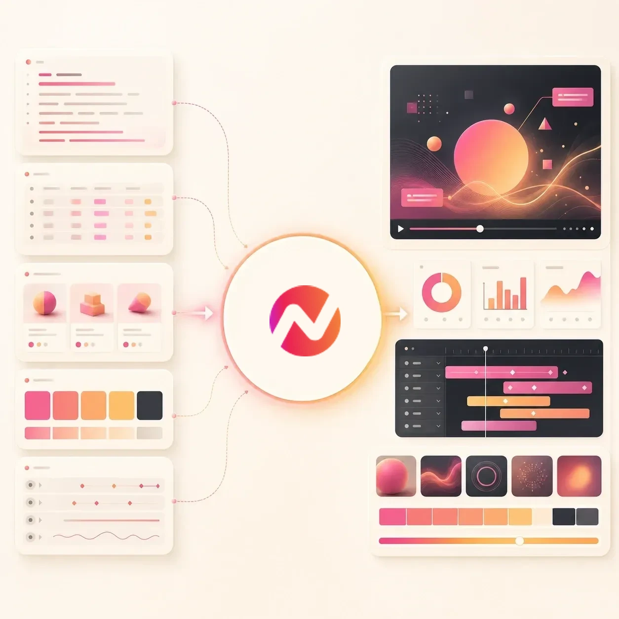 Motion Graphics AI Video Maker hero preview