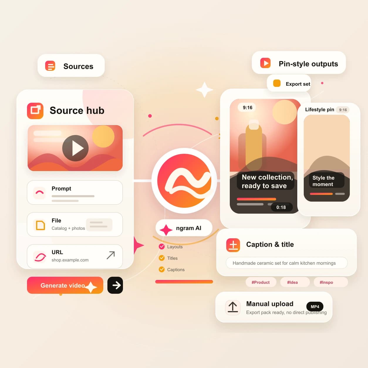 Pinterest AI Video Maker hero preview