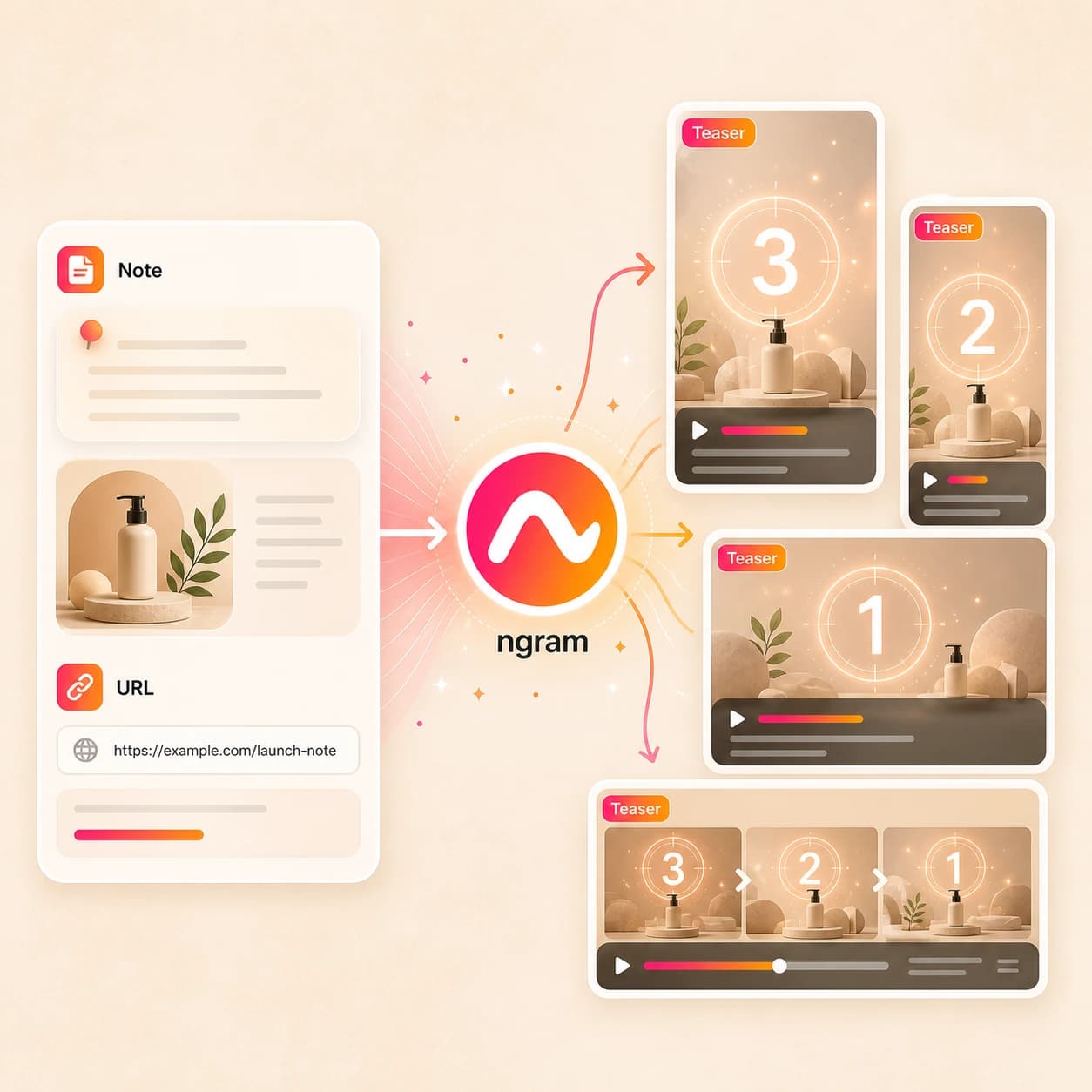Teaser AI Video Maker hero preview