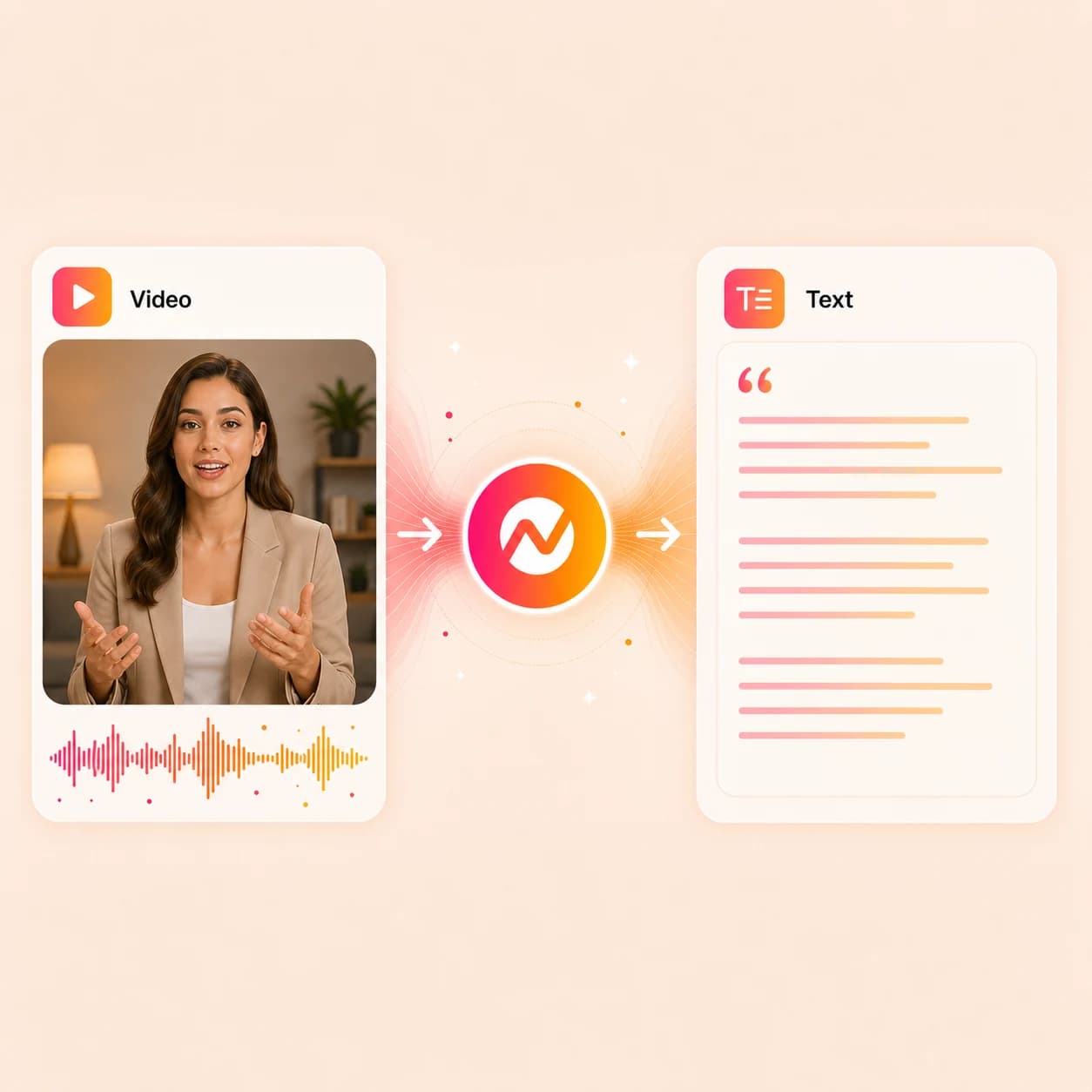 Video to Text hero preview