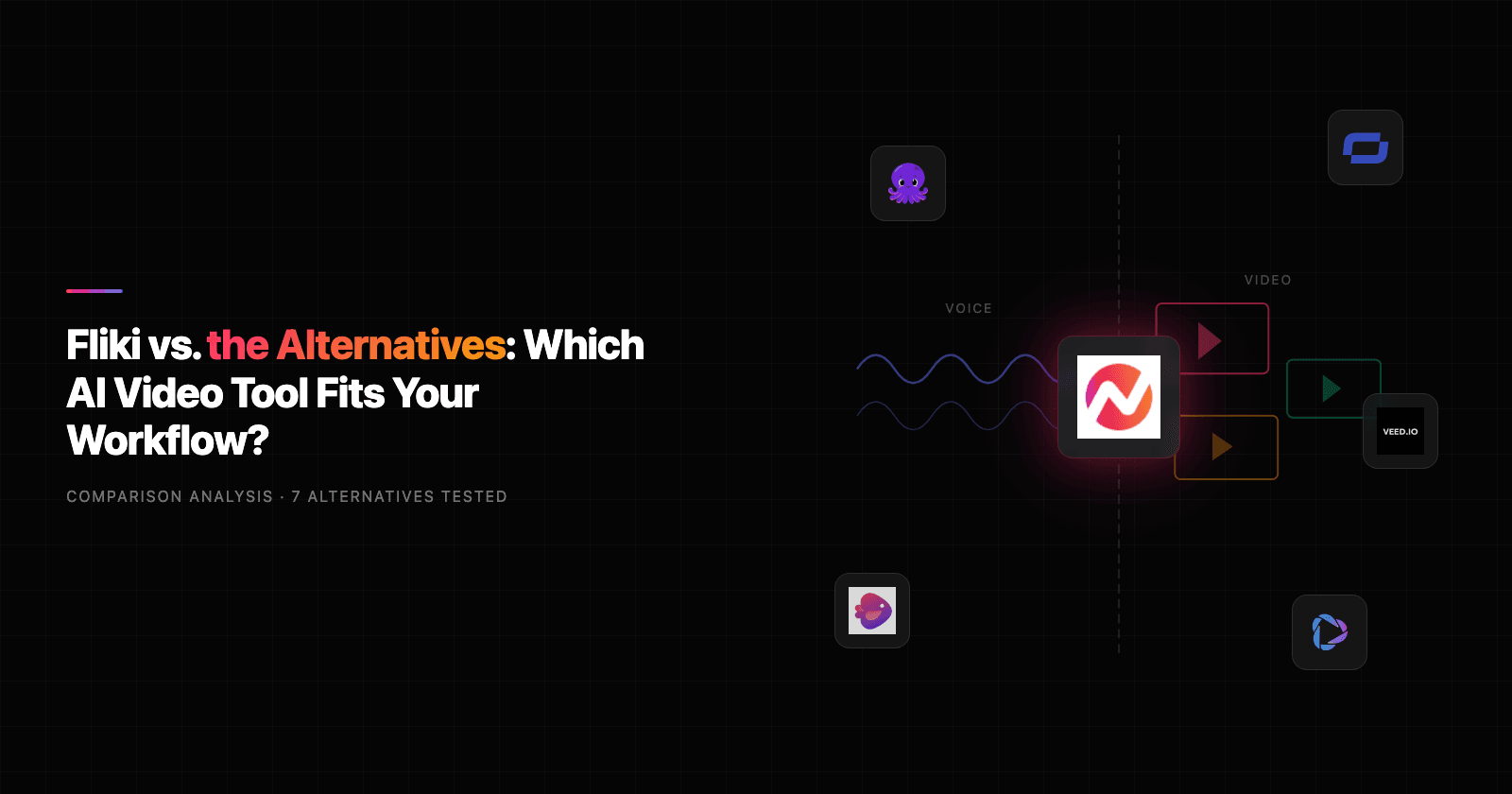 Fliki vs. the Alternatives: Which AI Video Tool Fits Your Workflow?