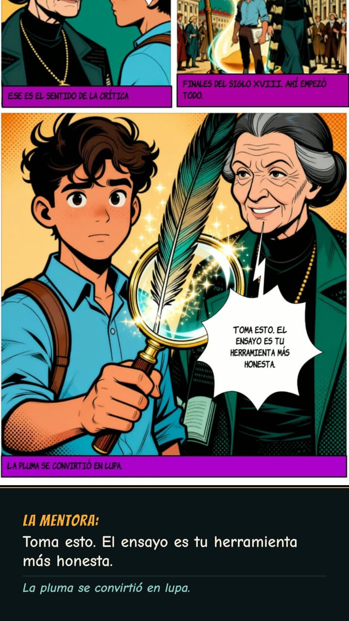 El libro de la crítica — motion comic