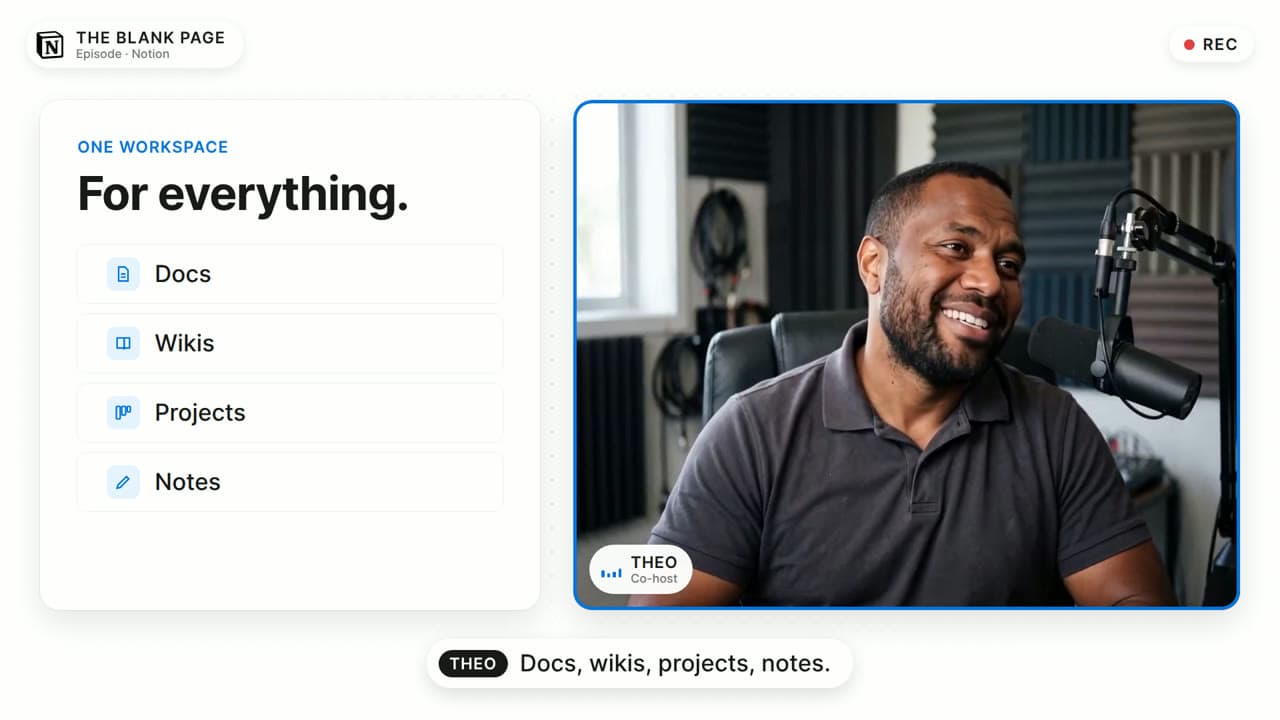 The Blank Page — a podcast about Notion