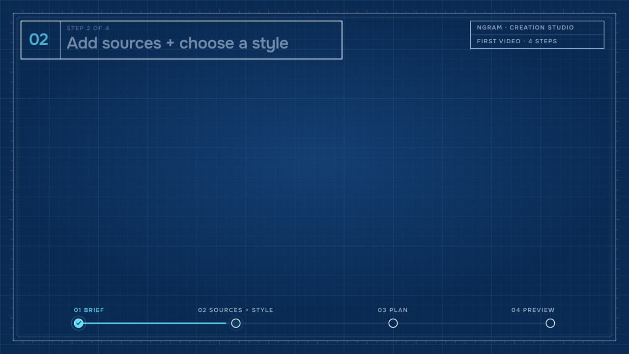 Blueprint video style preview