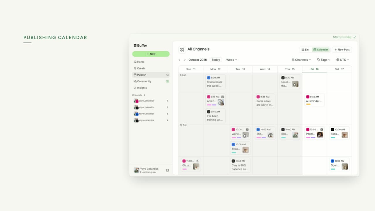Buffer — Your next week, in one place